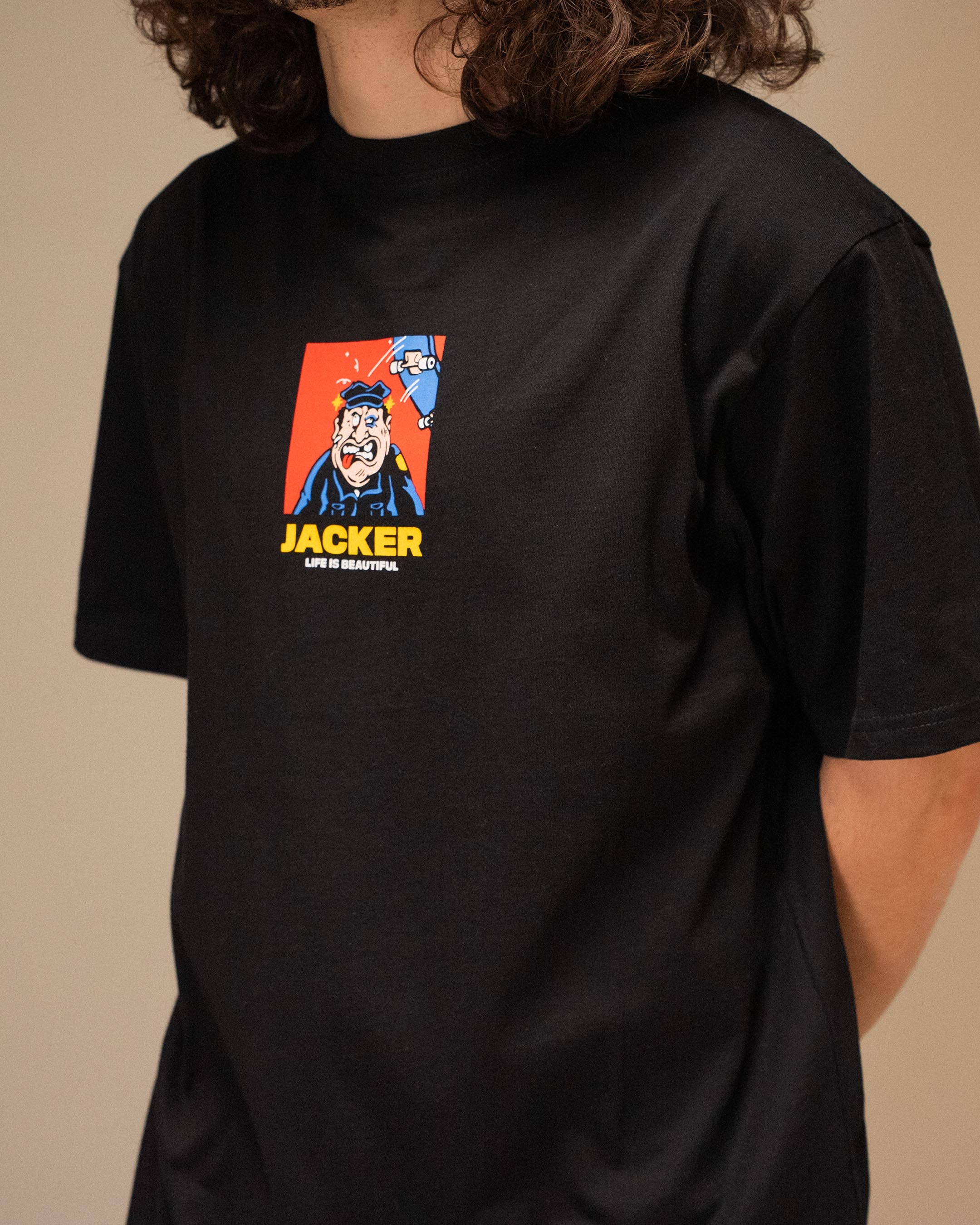 A.C.A.B T-SHIRT - BLACK - Image 5