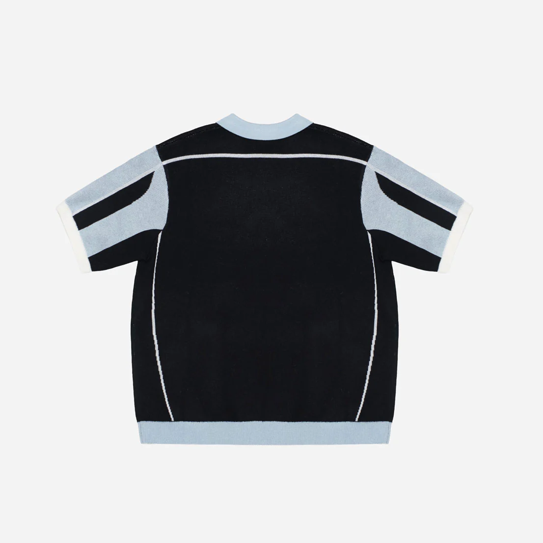 ACE POLO - BLACK AND BLUE - Image 3