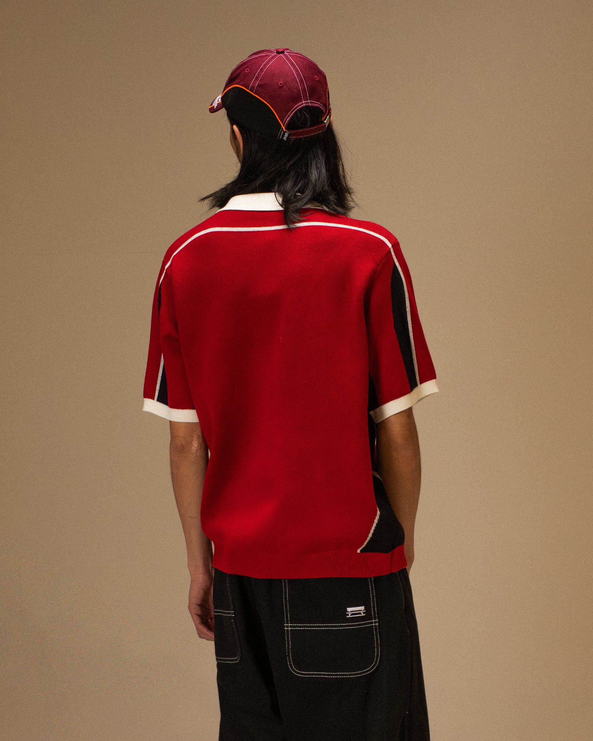 ACE POLO - RED AND BLACK - Image 4
