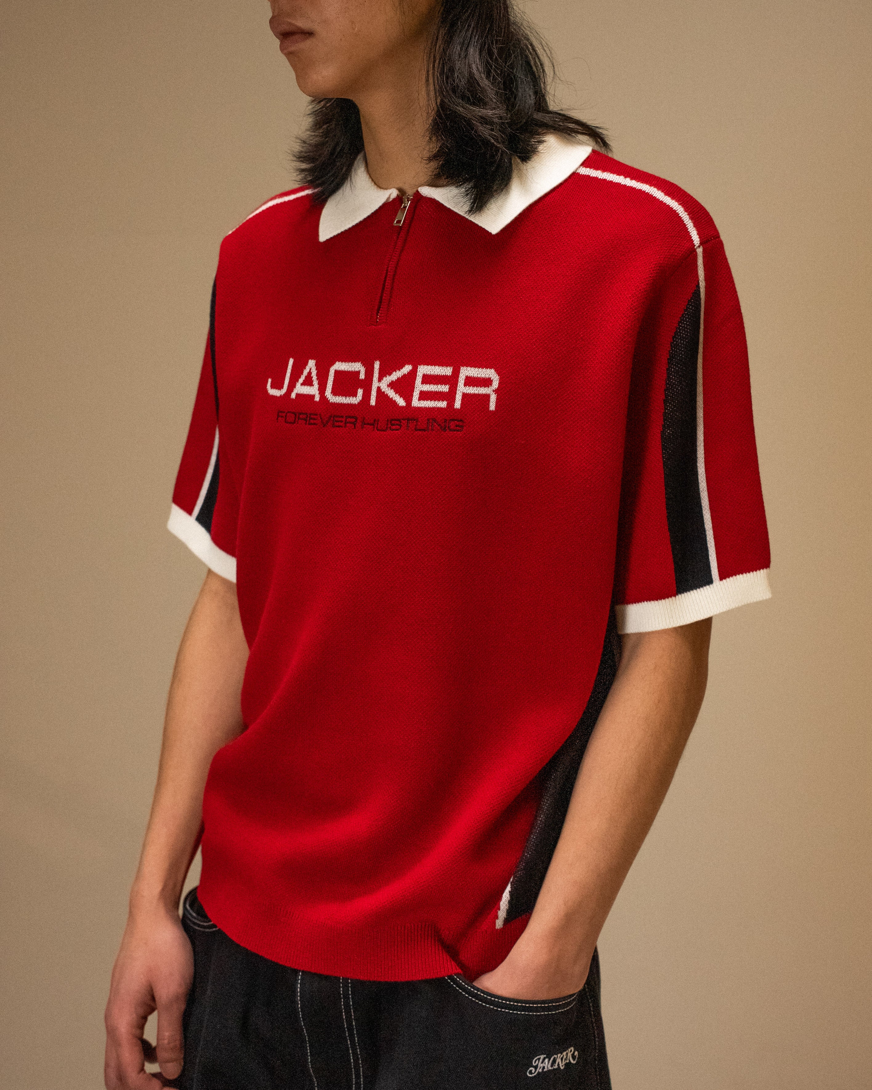 ACE POLO - RED AND BLACK - Image 6
