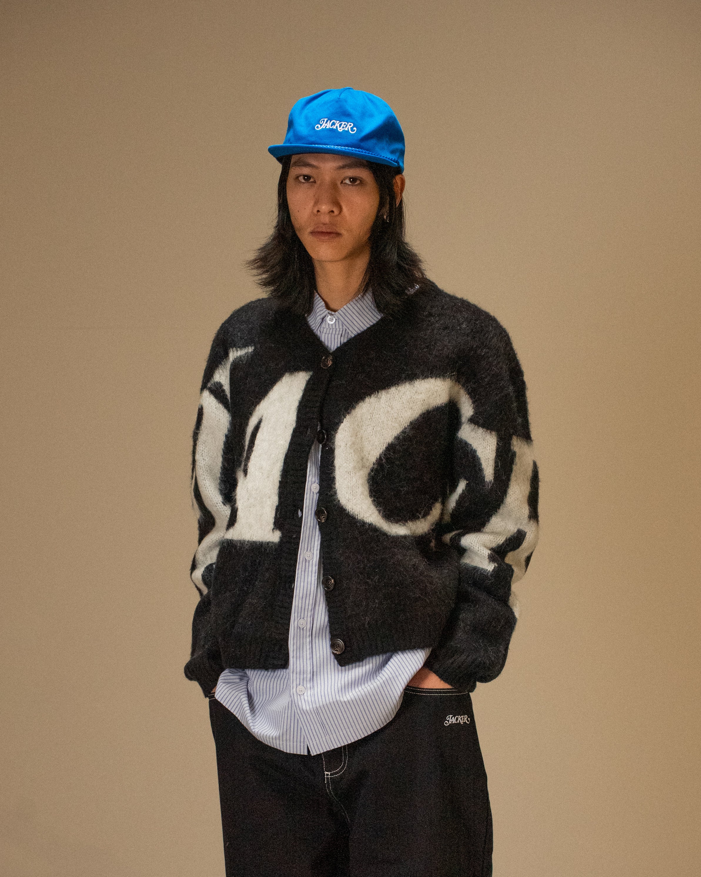 ADS CARDIGAN - BLACK - Image 2