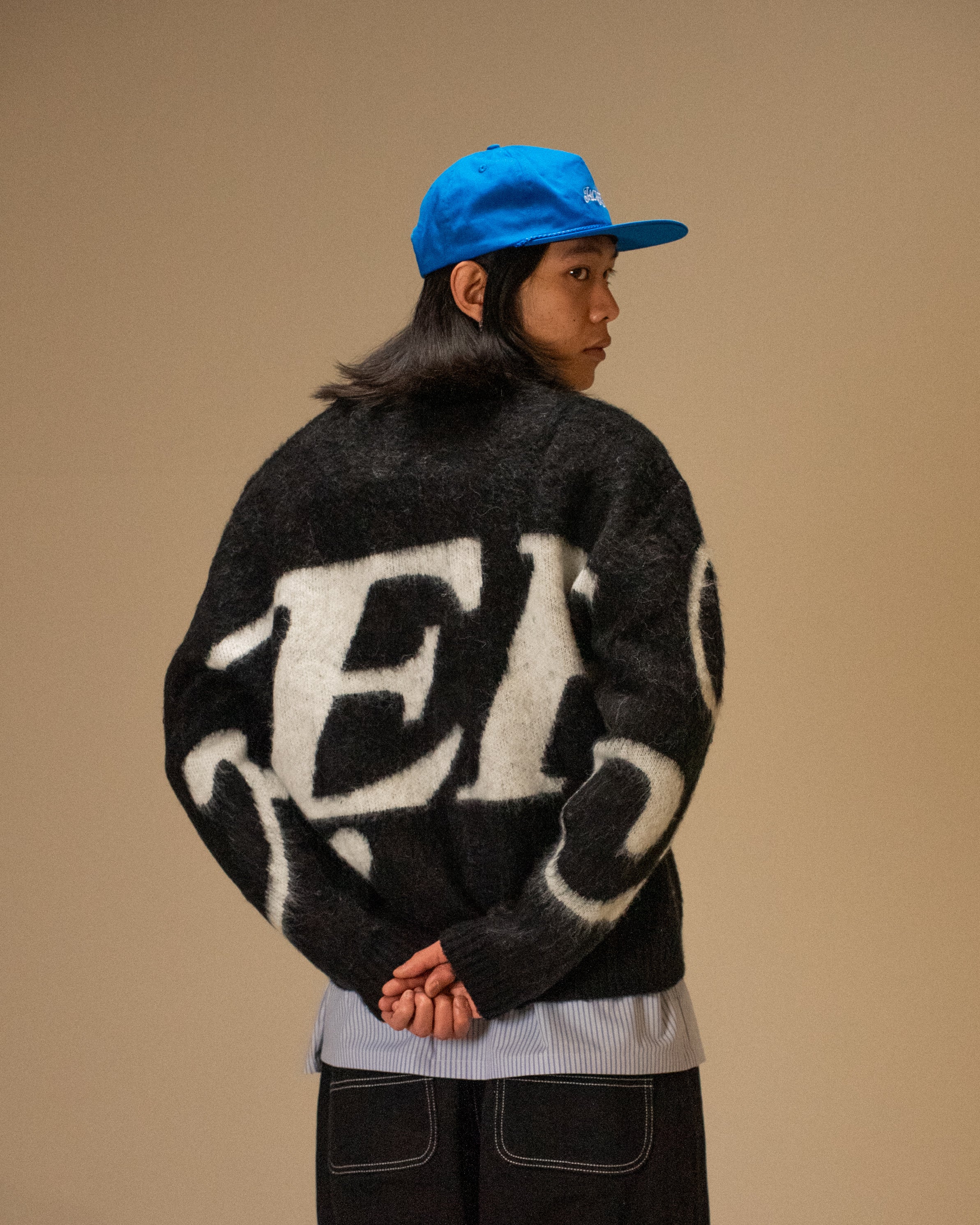 ADS CARDIGAN - BLACK - Image 4