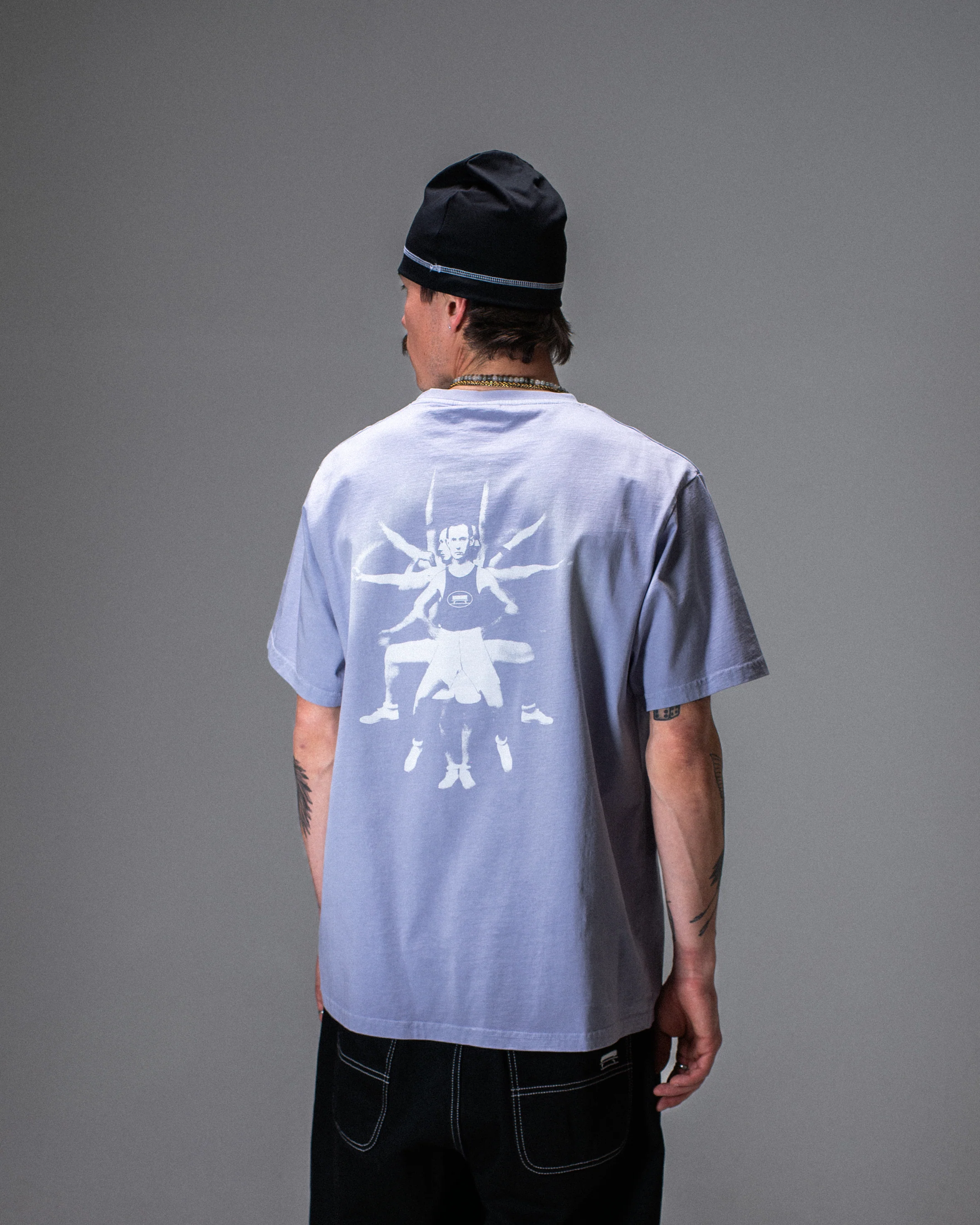 ATHLETIC T-SHIRT PURPLE - Image 2
