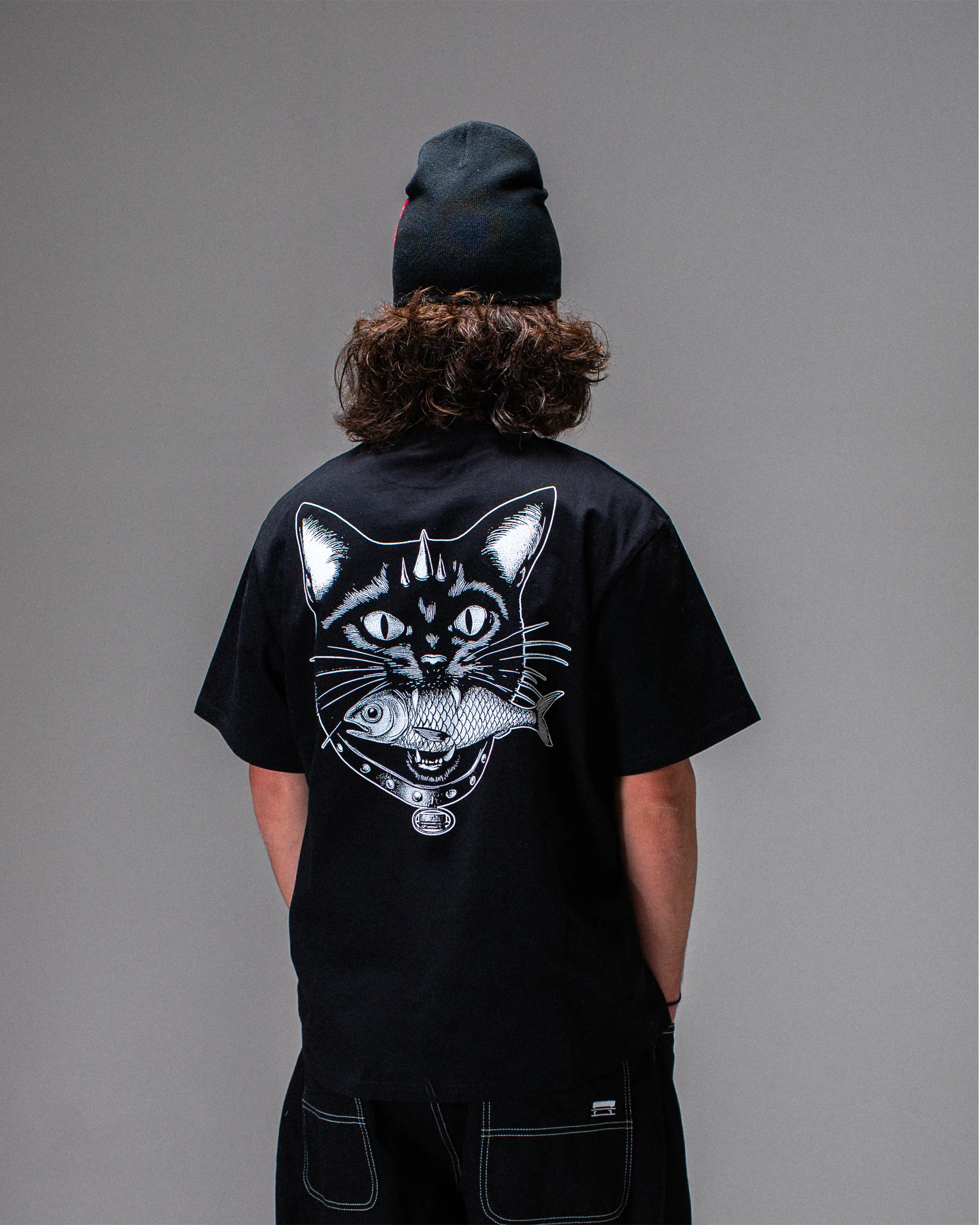 BLACK SARDINE T-SHIRT BLACK - Image 2