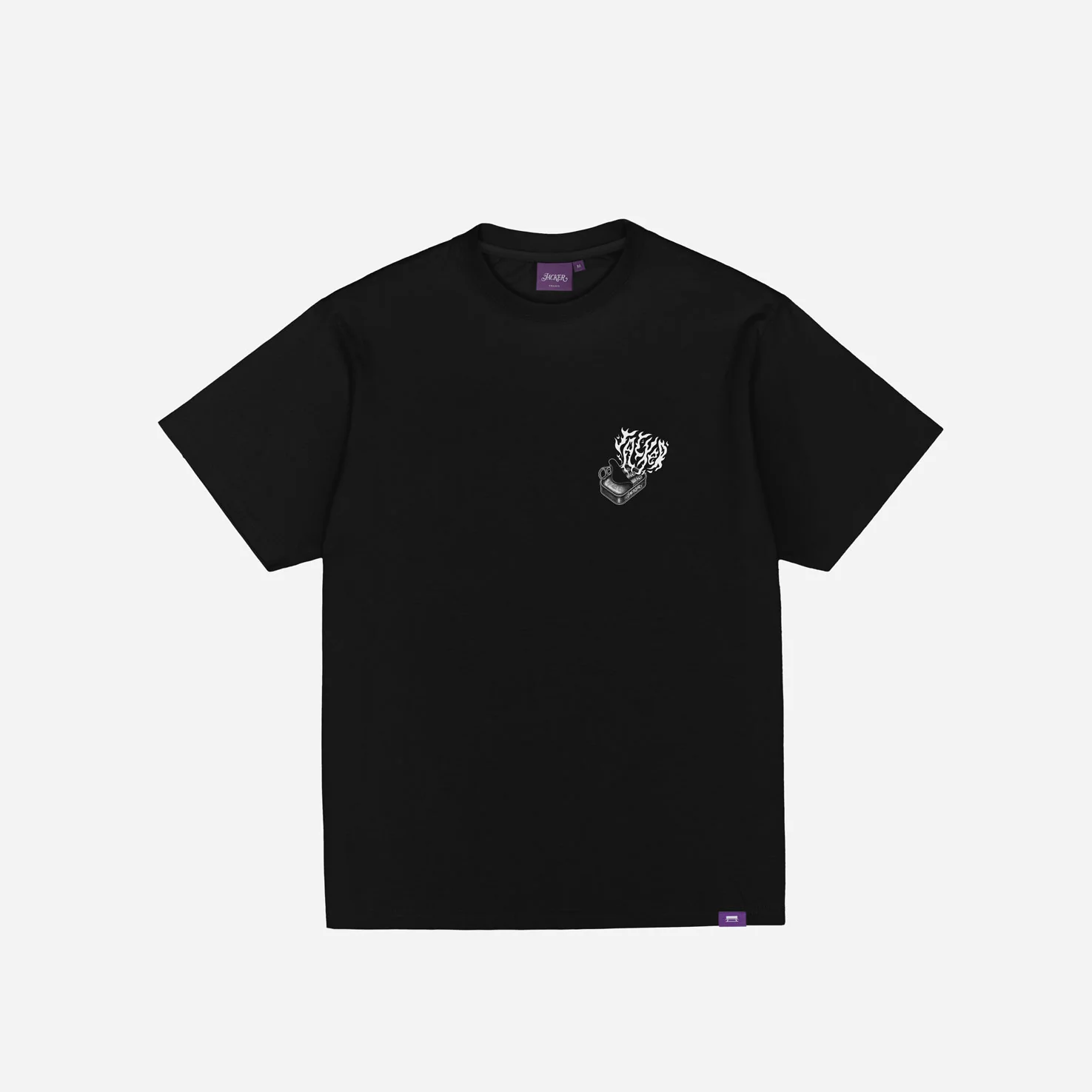 BLACK SARDINE T-SHIRT BLACK - Image 3