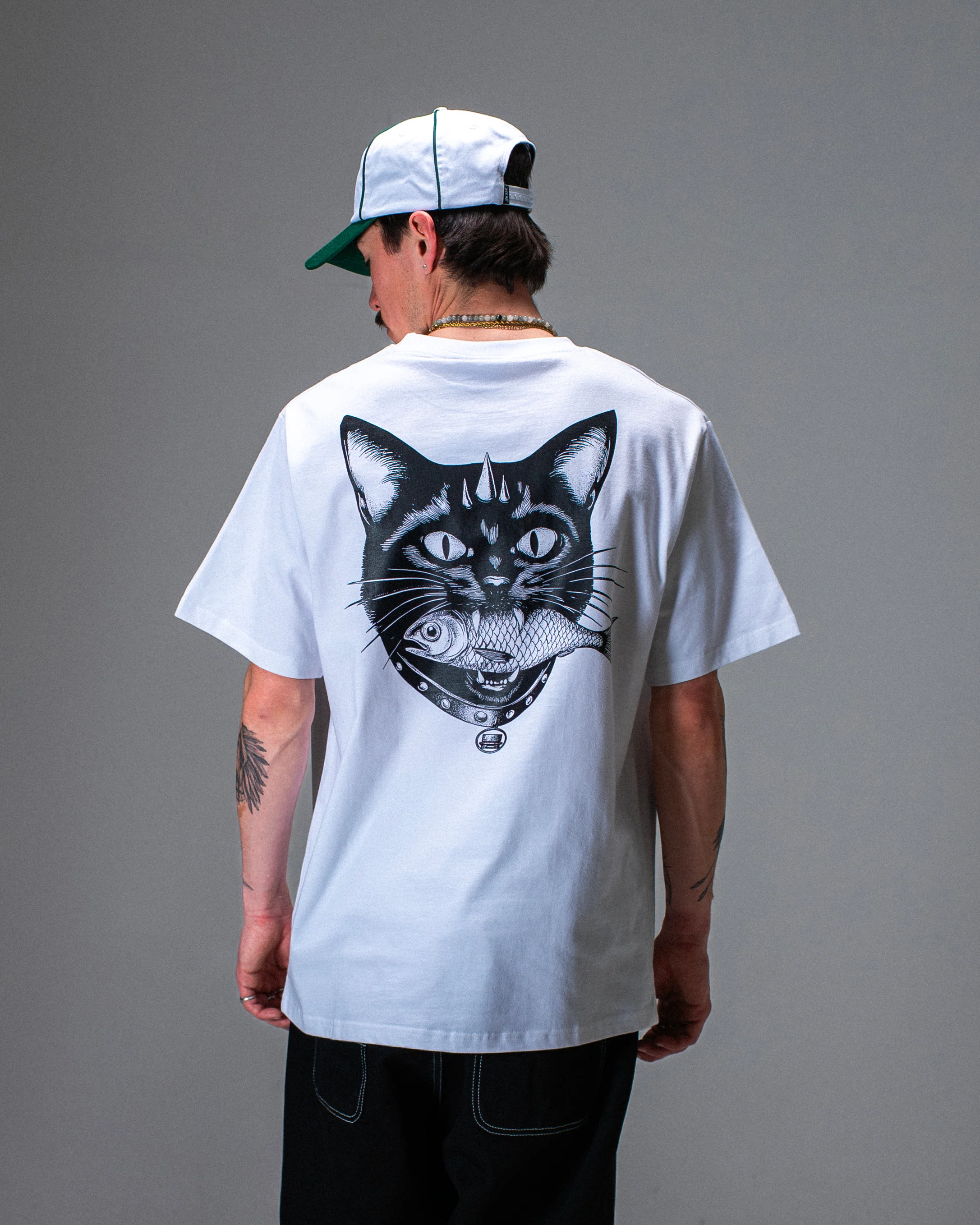 BLACK SARDINE T-SHIRT WHITE - Image 2