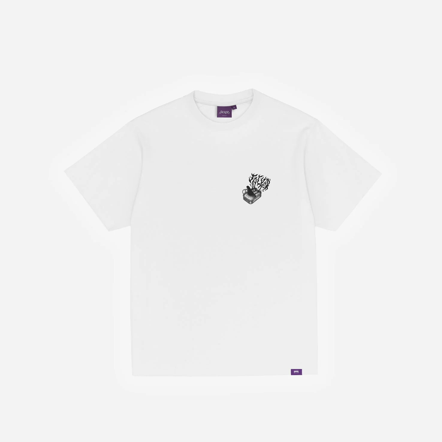 BLACK SARDINE T-SHIRT WHITE - Image 3