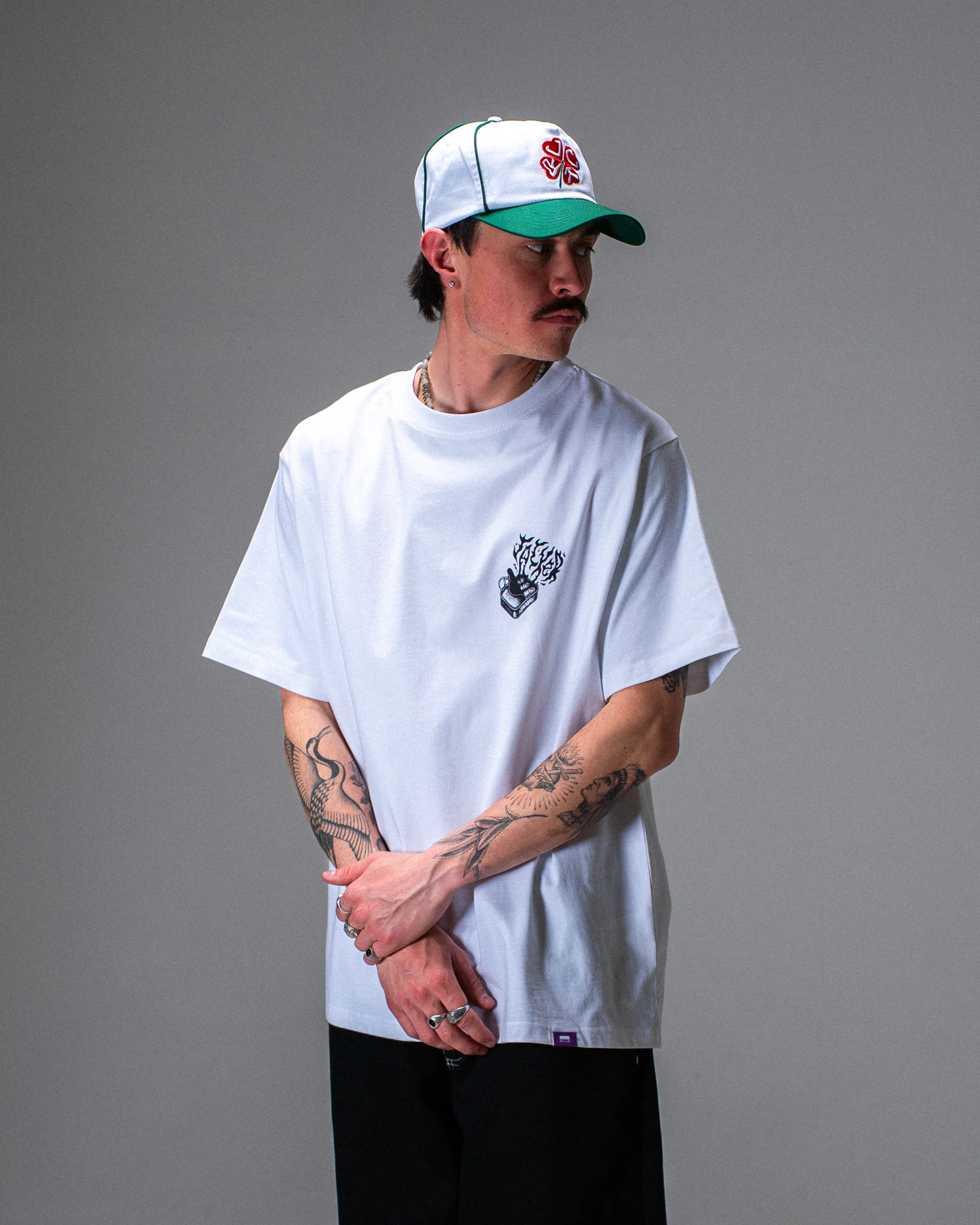 BLACK SARDINE T-SHIRT WHITE - Image 4