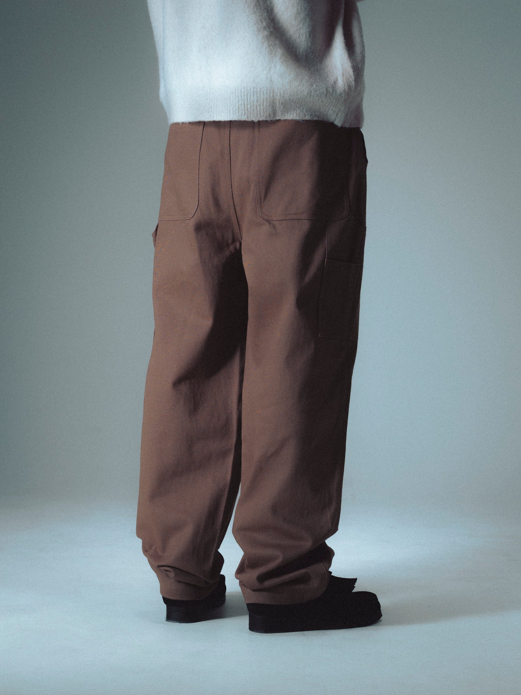 CARPENTER DOUBLE KNEE PANT - BROWN - Image 3