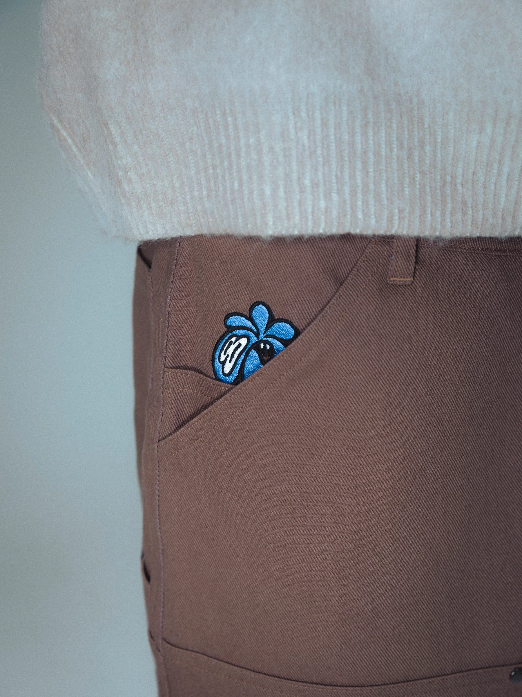 CARPENTER DOUBLE KNEE PANT - BROWN - Image 6