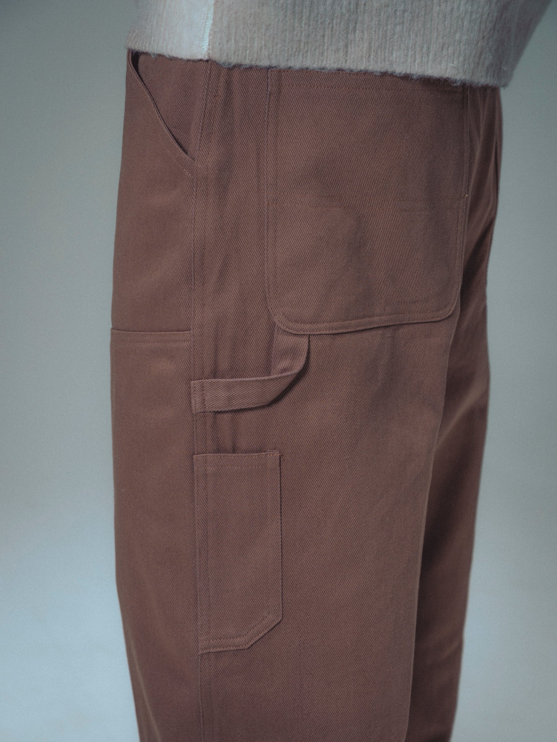 CARPENTER DOUBLE KNEE PANT - BROWN - Image 7