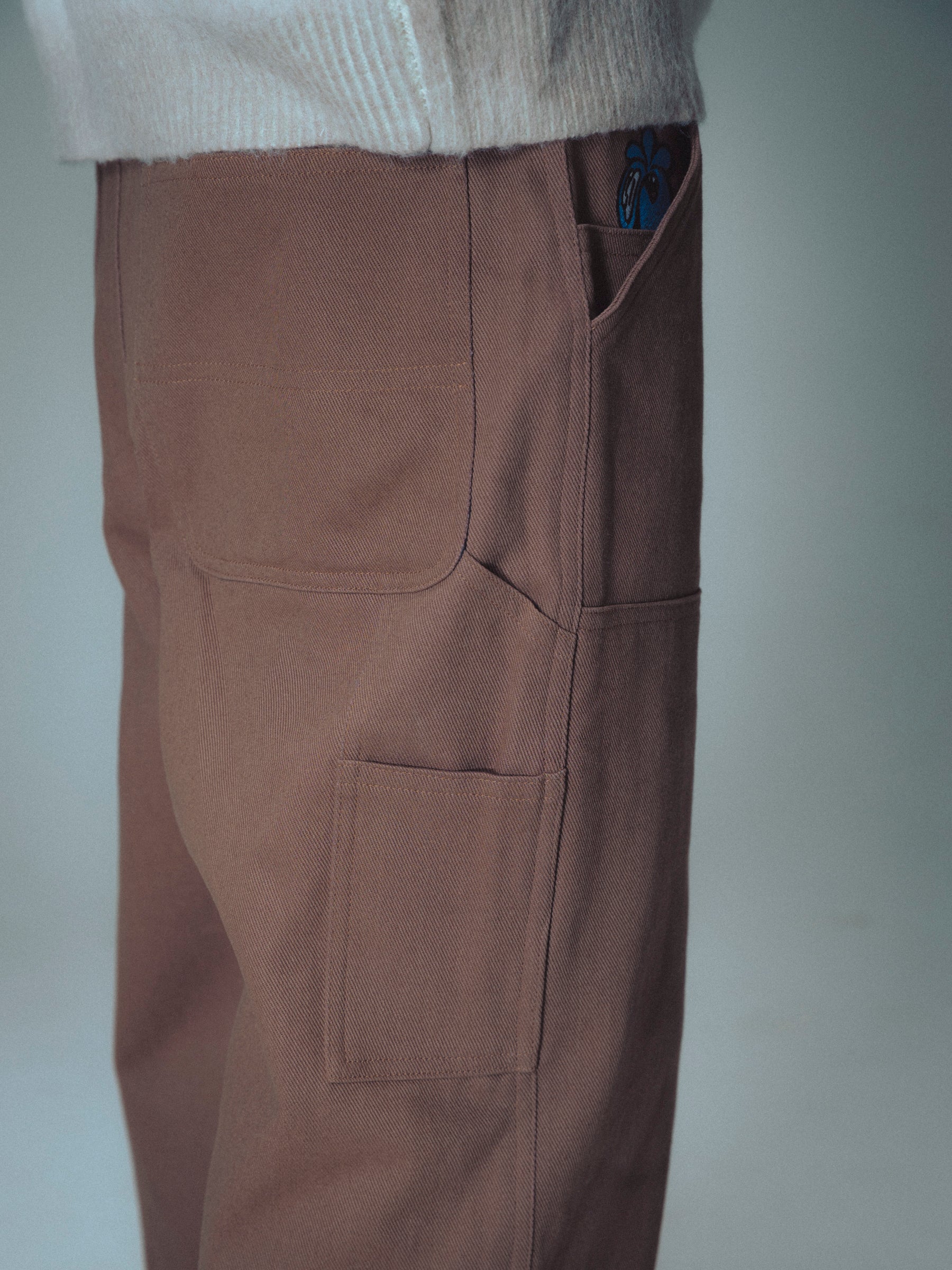 CARPENTER DOUBLE KNEE PANT - BROWN - Image 8