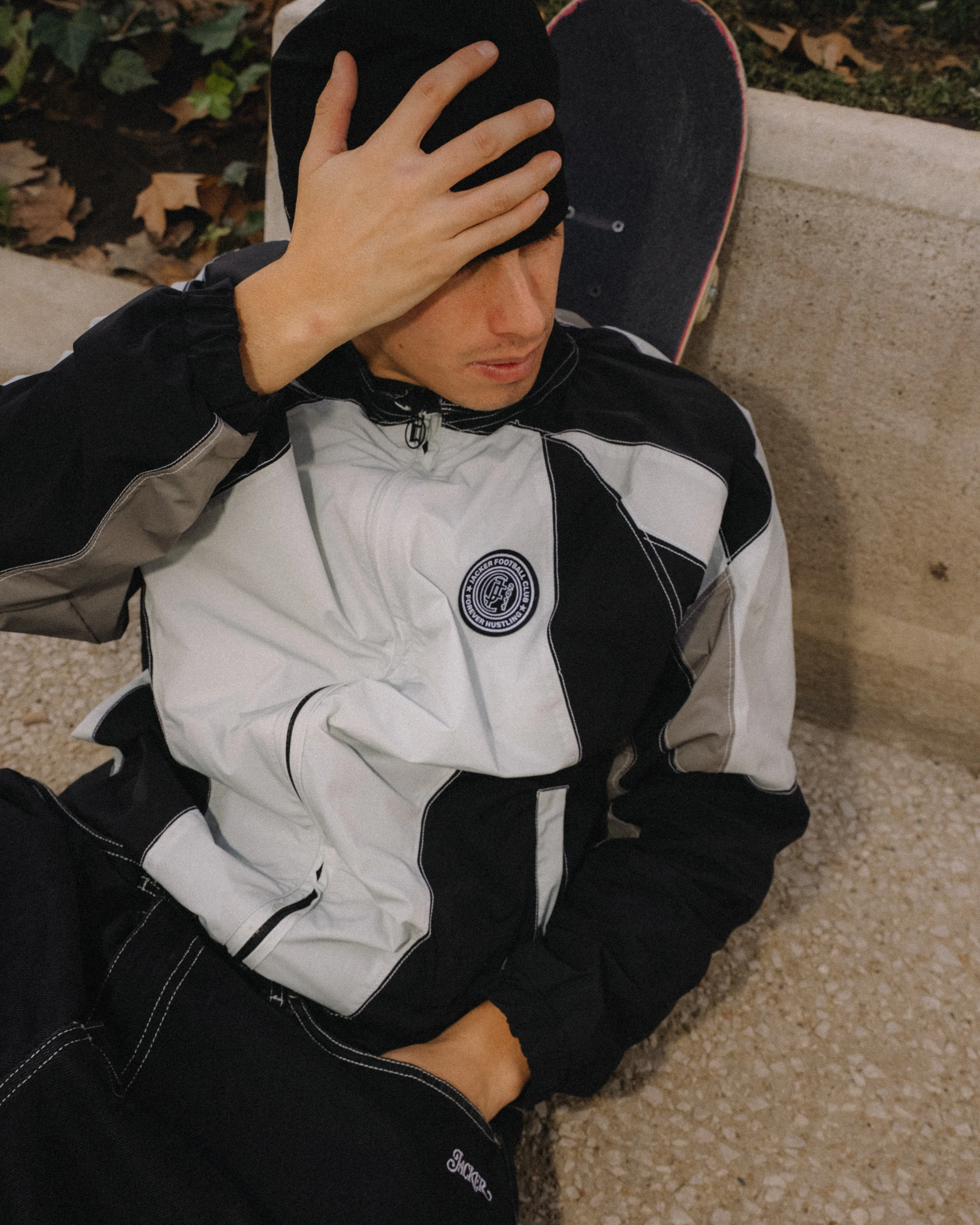 CHEERS TRACKSUIT JACKET - GREEN - Image 3