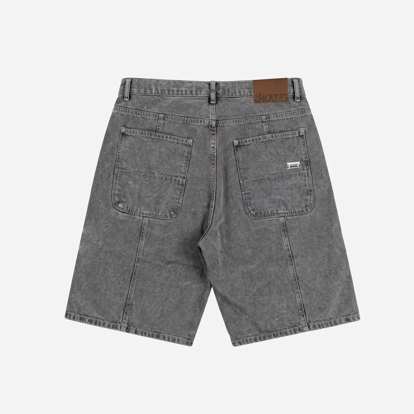 3 STRIPES BAGGY SHORT GREY - Image 3