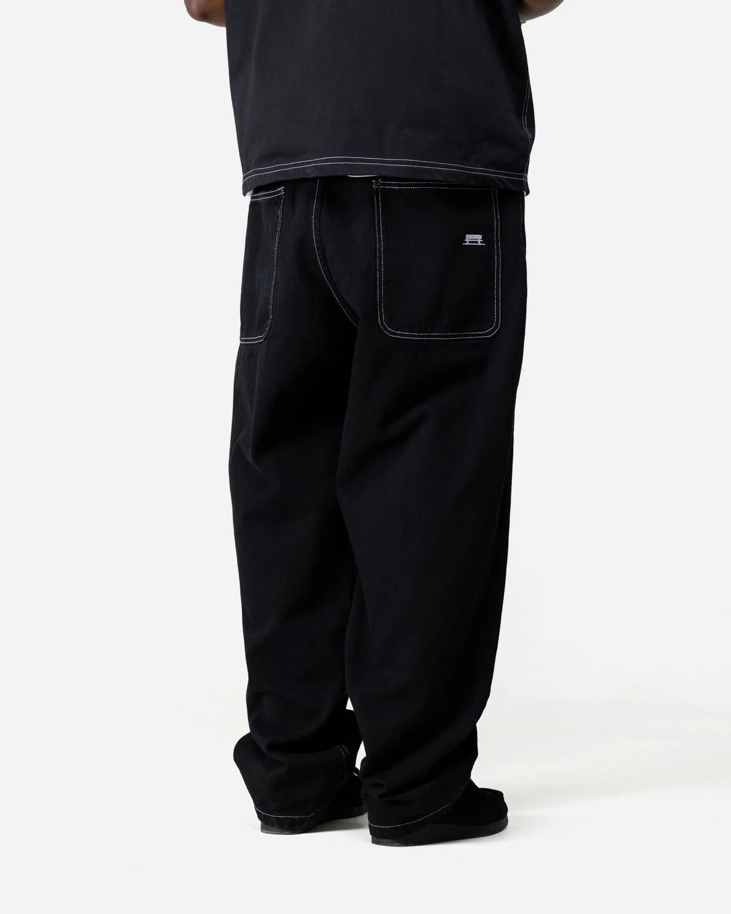 CLASSIC HEAVY BAGGY PANT - BLACK - Image 4