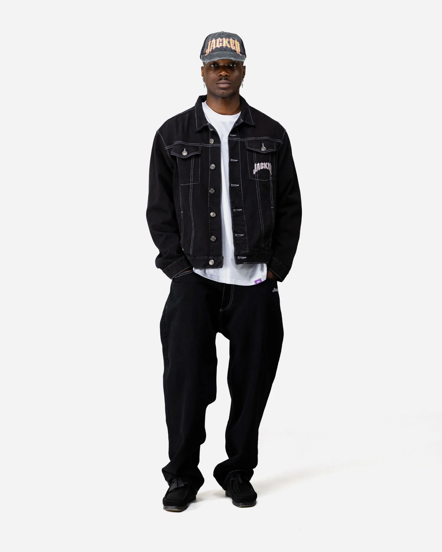CLASSIC HEAVY BAGGY PANT - BLACK - Image 5