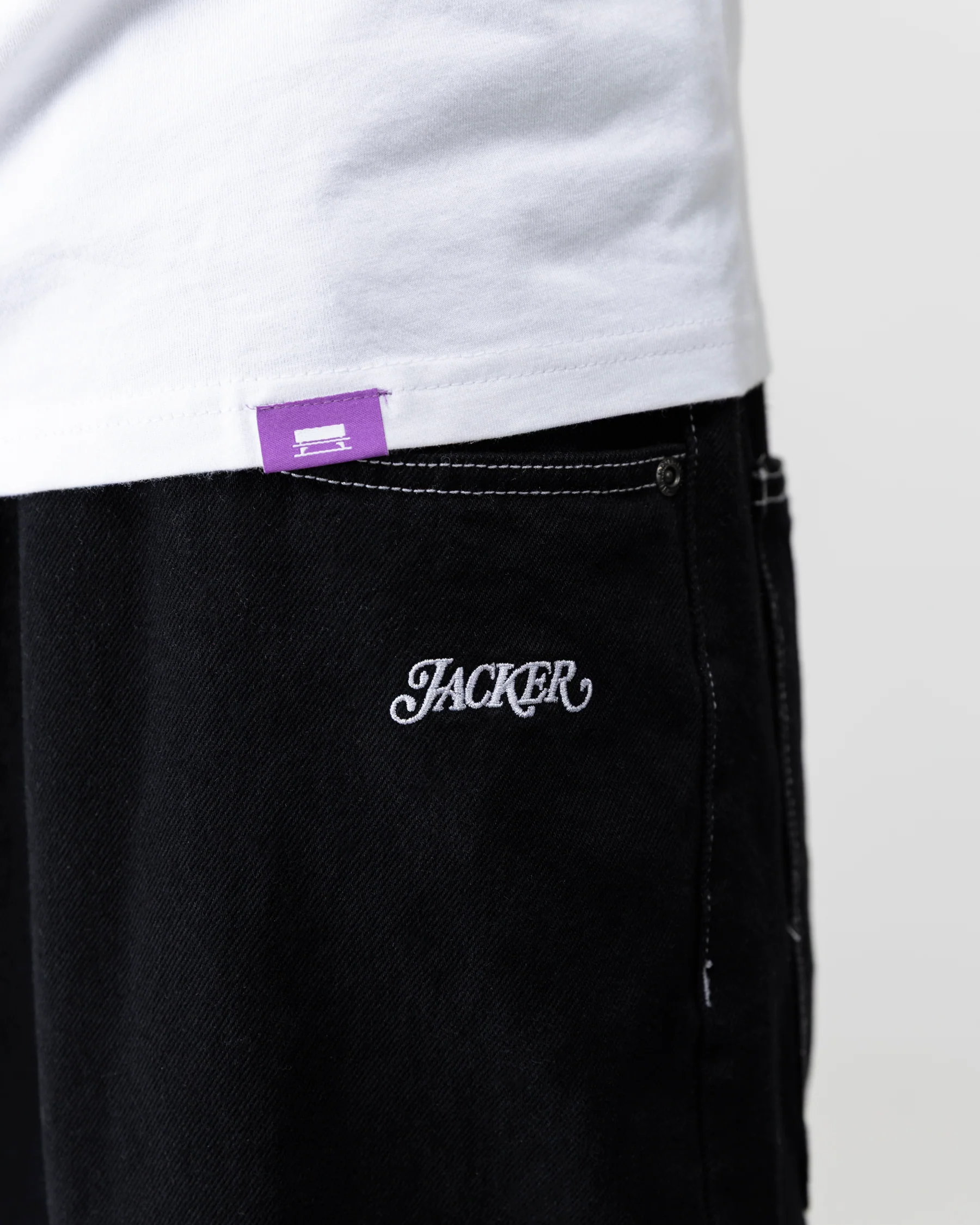 CLASSIC HEAVY BAGGY PANT - BLACK - Image 6