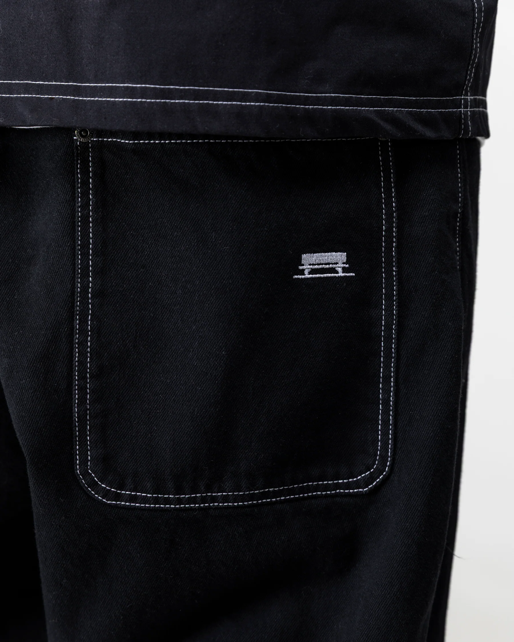 CLASSIC HEAVY BAGGY PANT - BLACK - Image 7