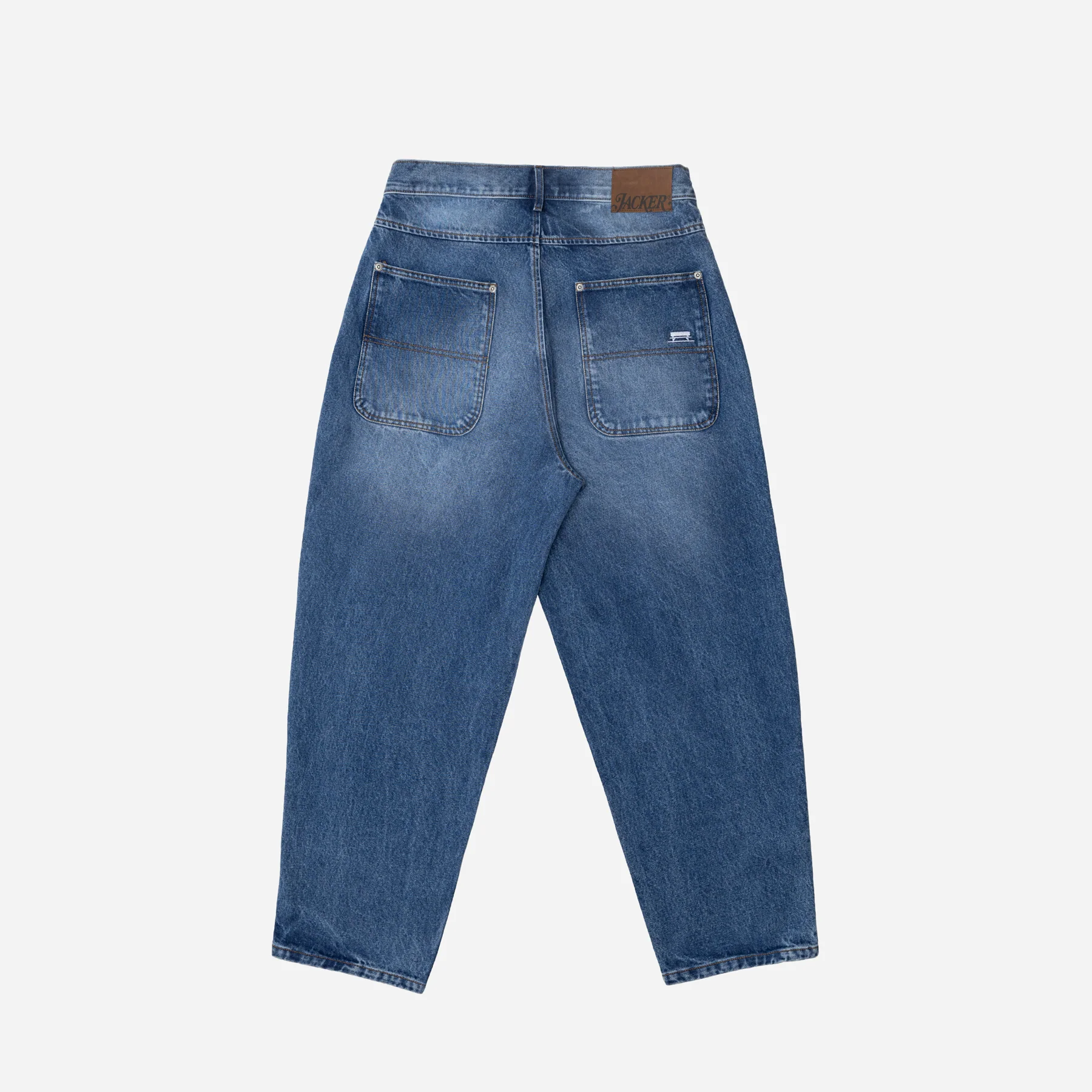 CLASSIC DENIM BAGGY PANT - BLUE - Image 3