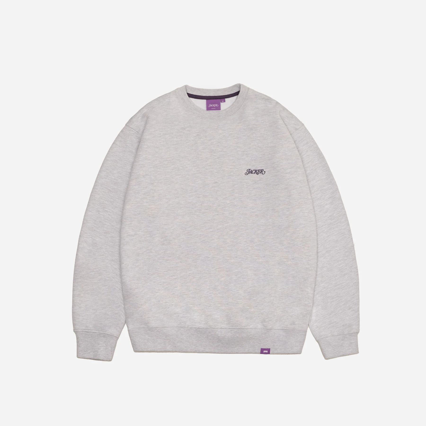 CLASSIC CREWNECK - GREY & PURPLE