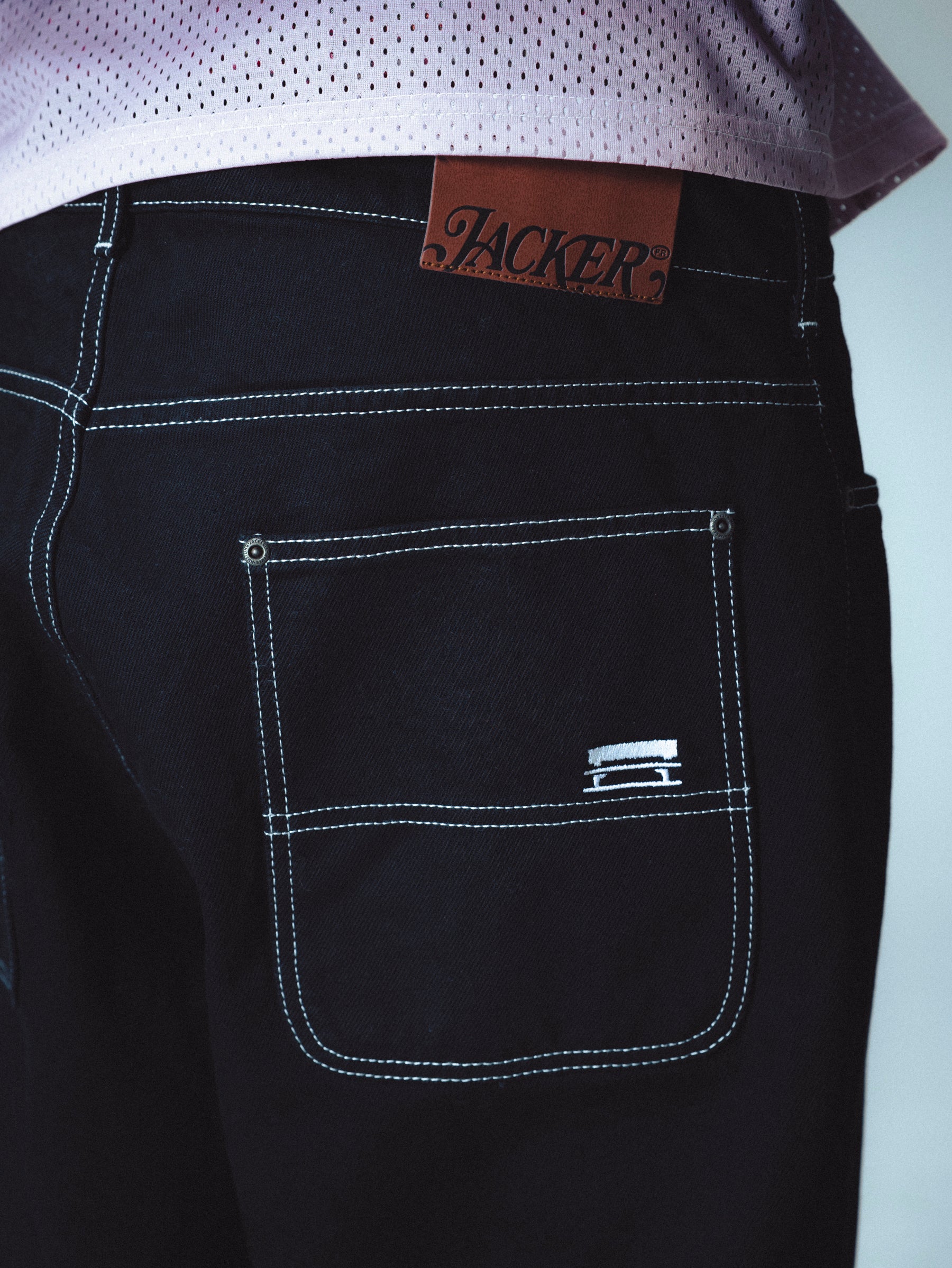 CLASSIC DENIM BAGGY PANT - BLACK - Image 6