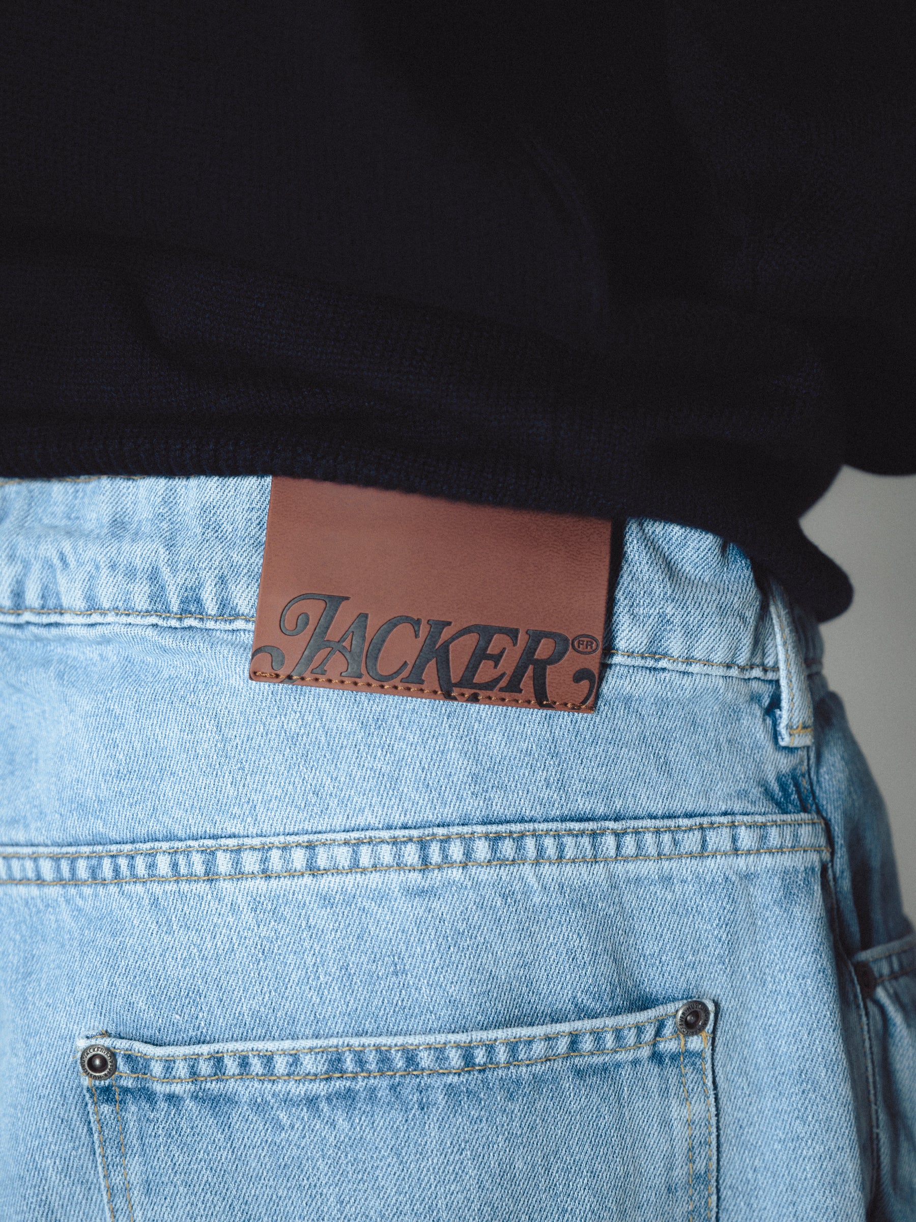 CLASSIC DENIM BAGGY PANT - LIGHT BLUE - Image 7