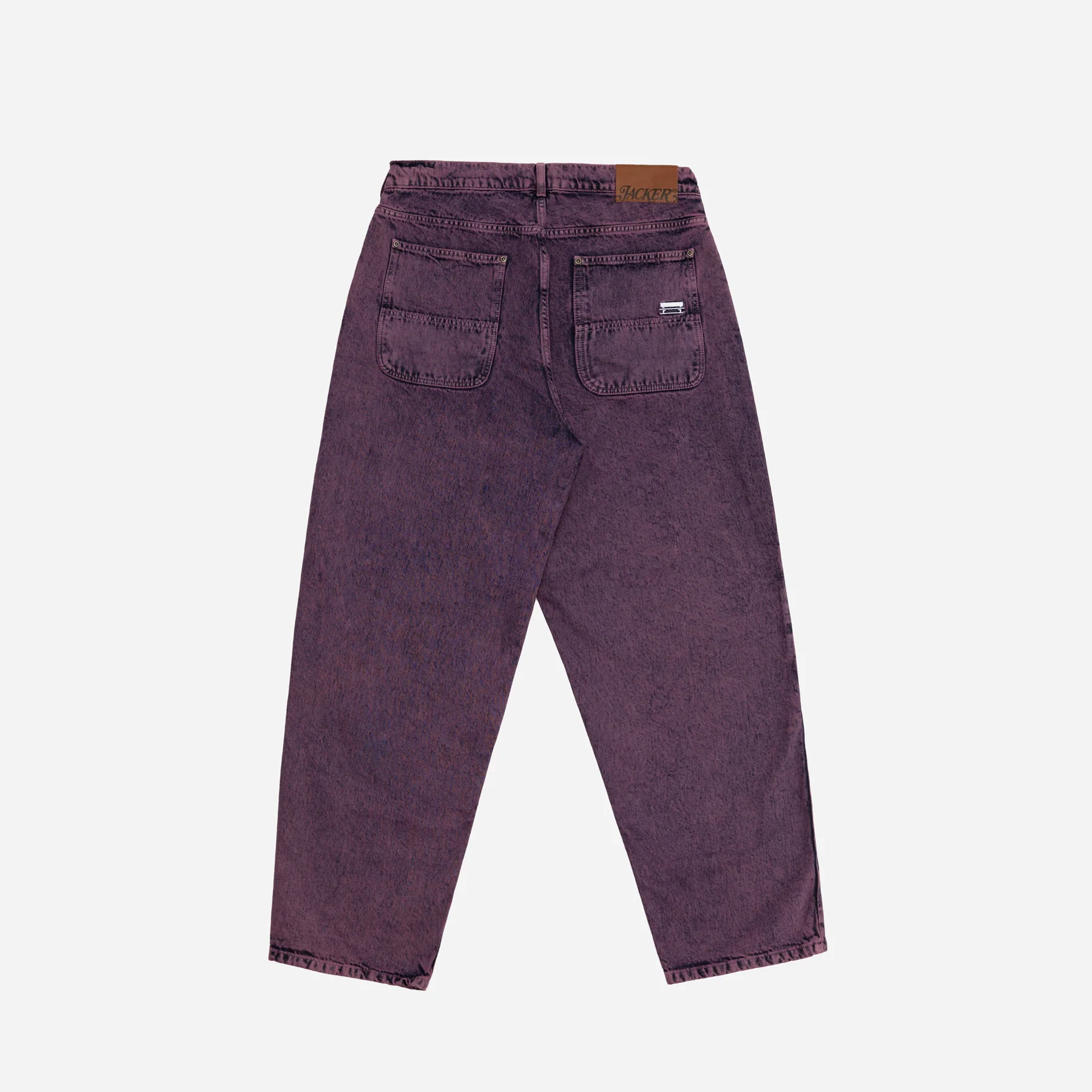 CLASSIC DENIM BAGGY PANT - PURPLE - Image 4