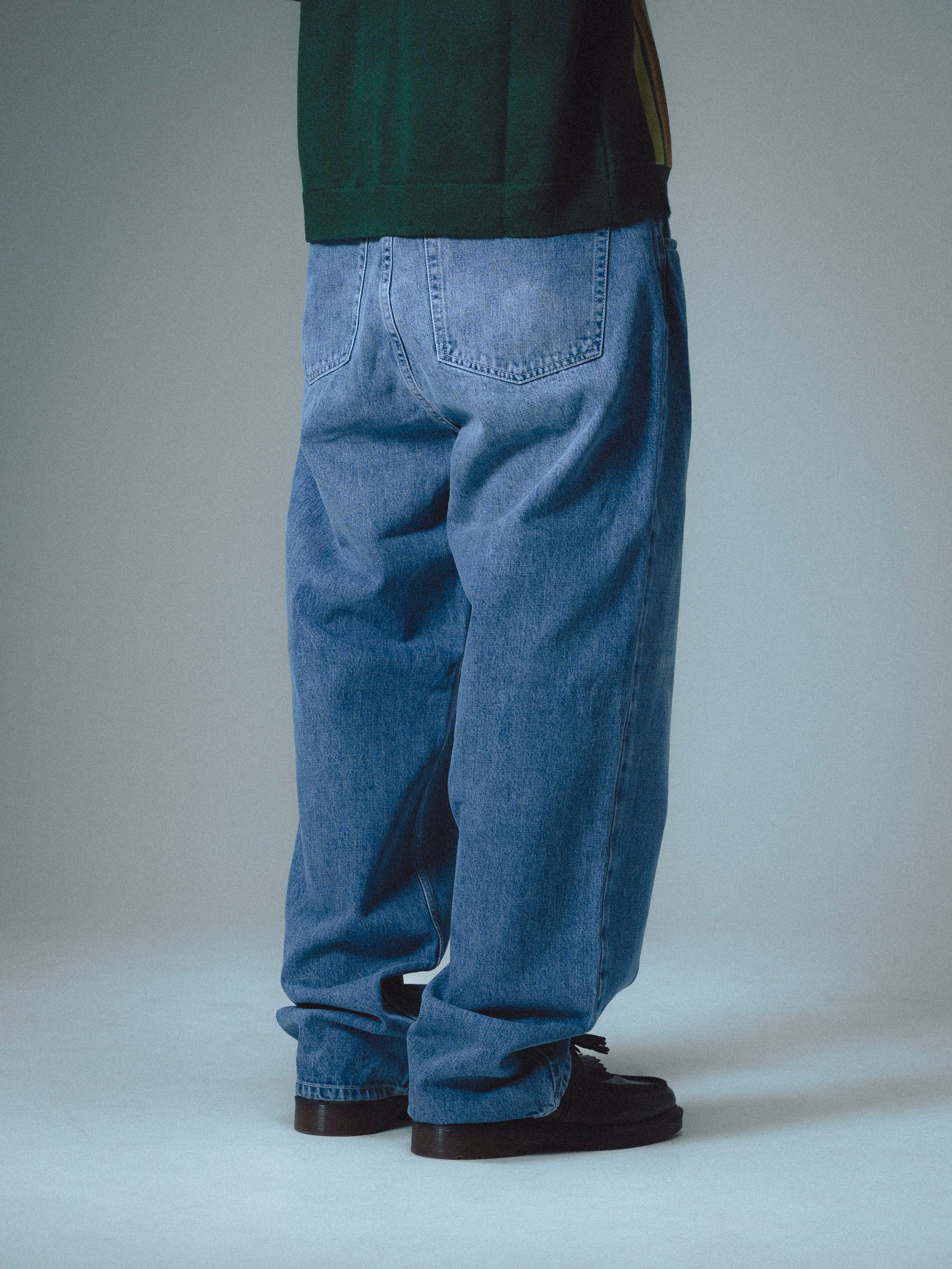 CLASSIC DENIM DAILY PANT - BLUE - Image 3