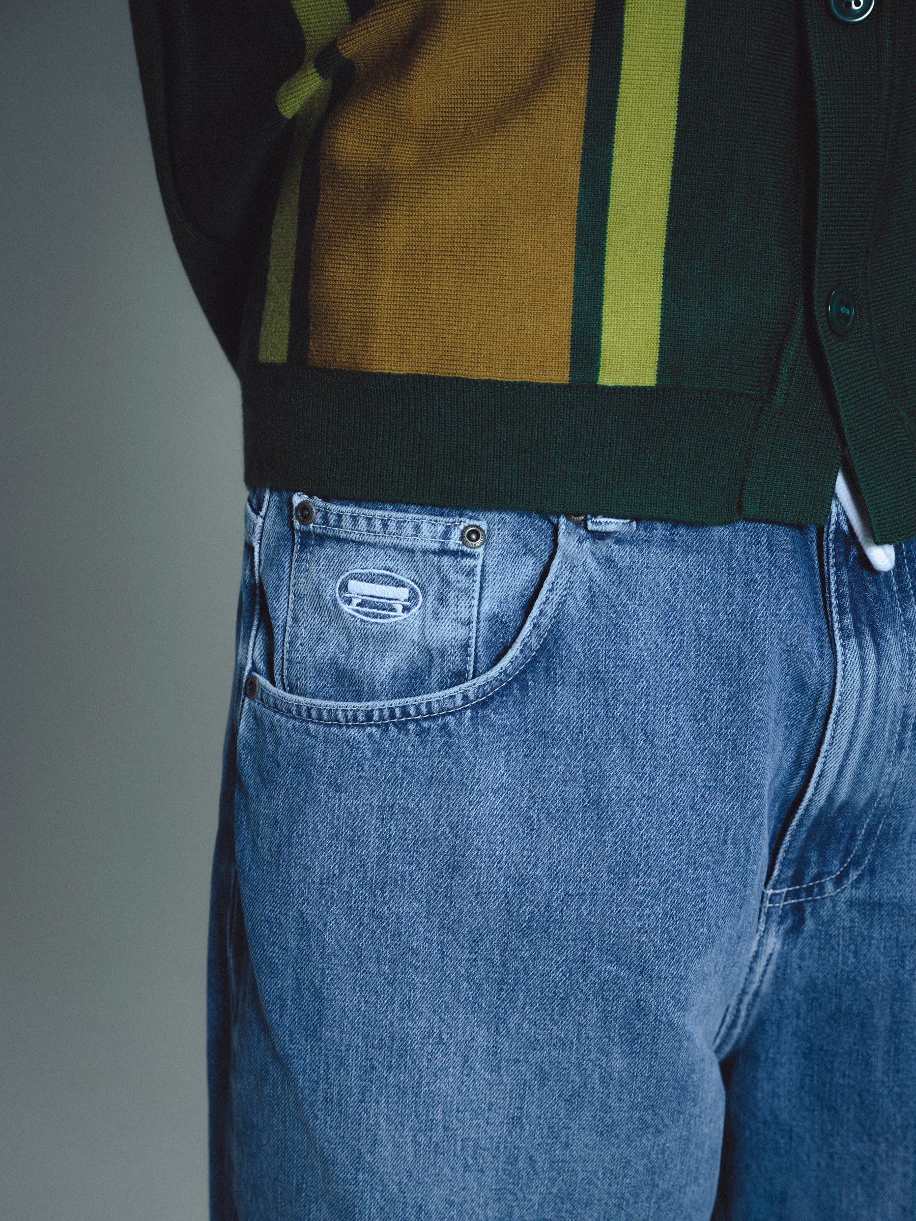 CLASSIC DENIM DAILY PANT - BLUE - Image 5