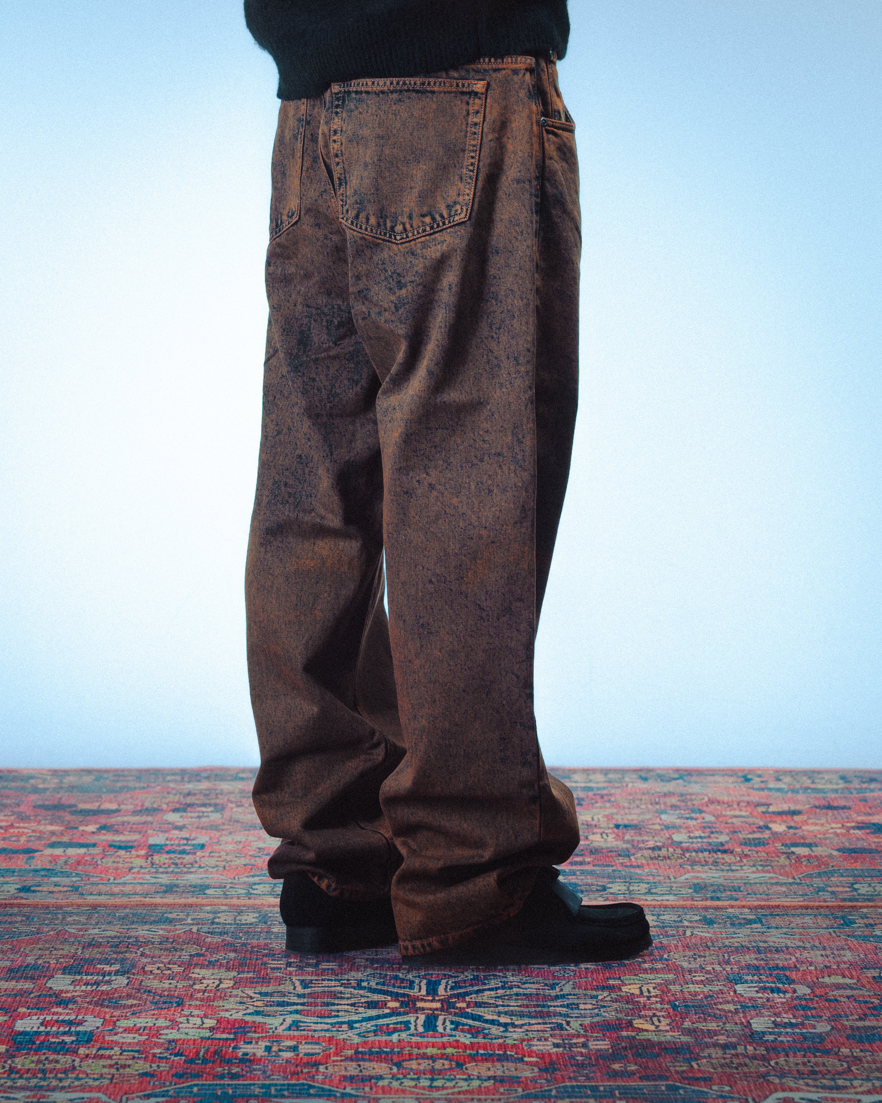 CLASSIC DENIM DAILY PANT - BROWN - Image 4