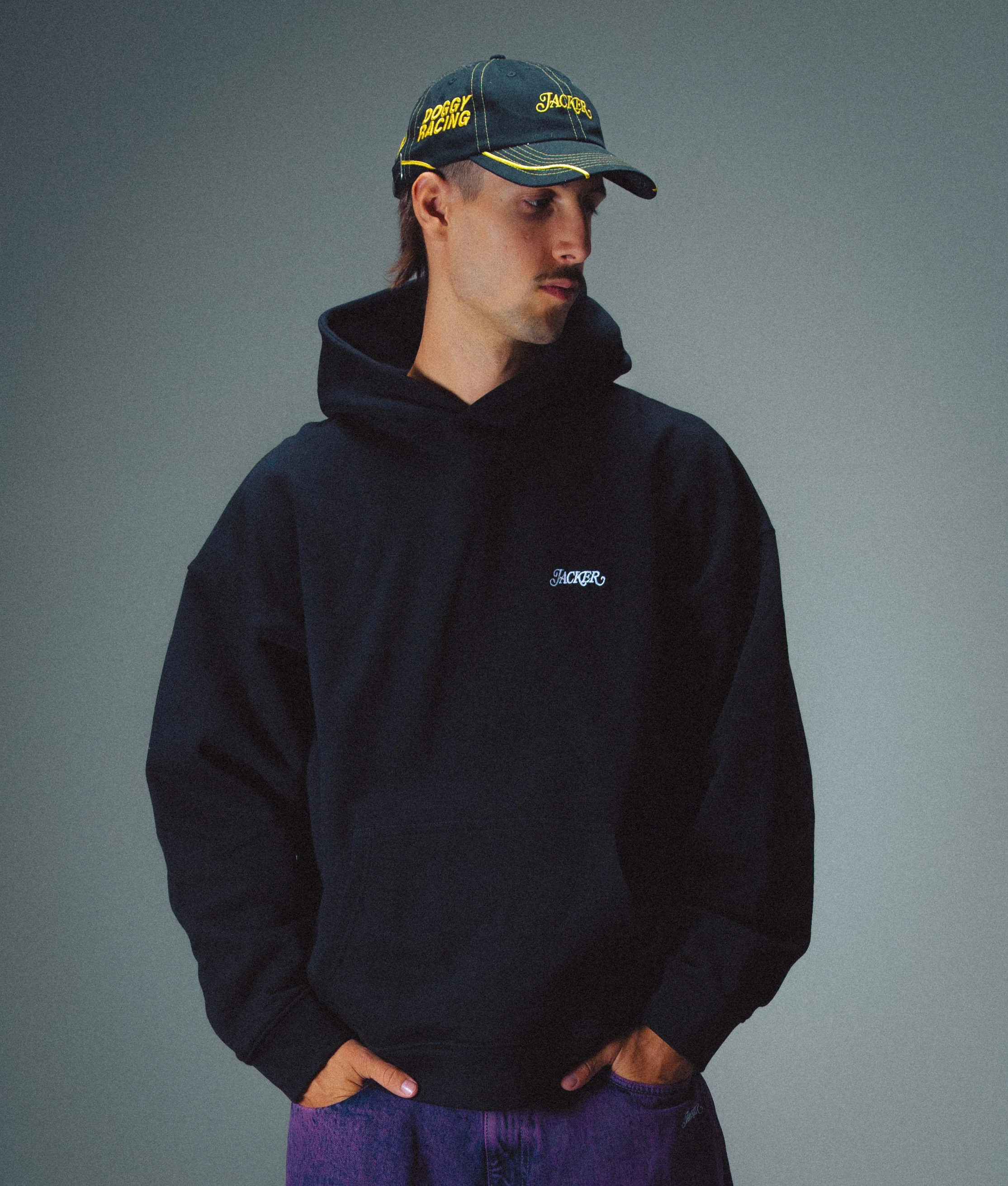 CLASSIC HOODIE - BLACK & WHITE - Image 2