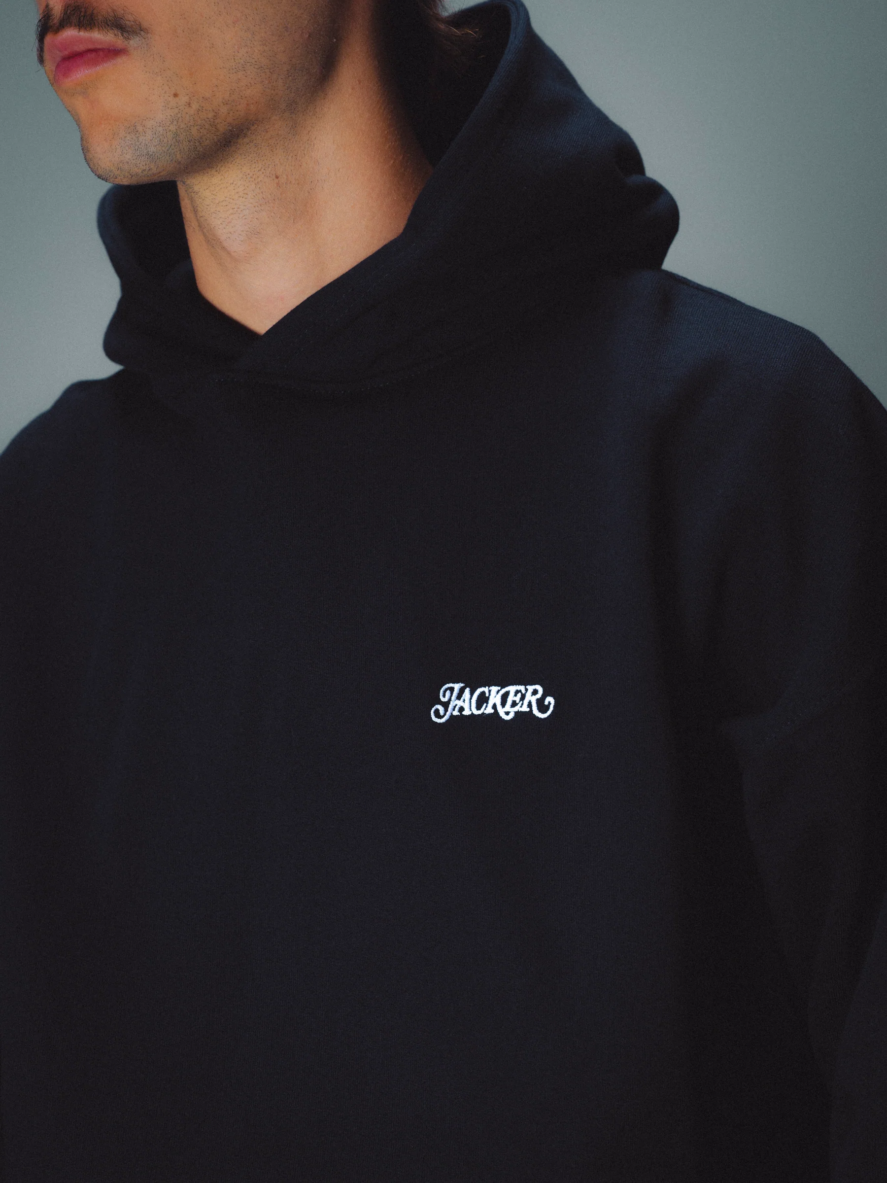 CLASSIC HOODIE - BLACK & WHITE - Image 4