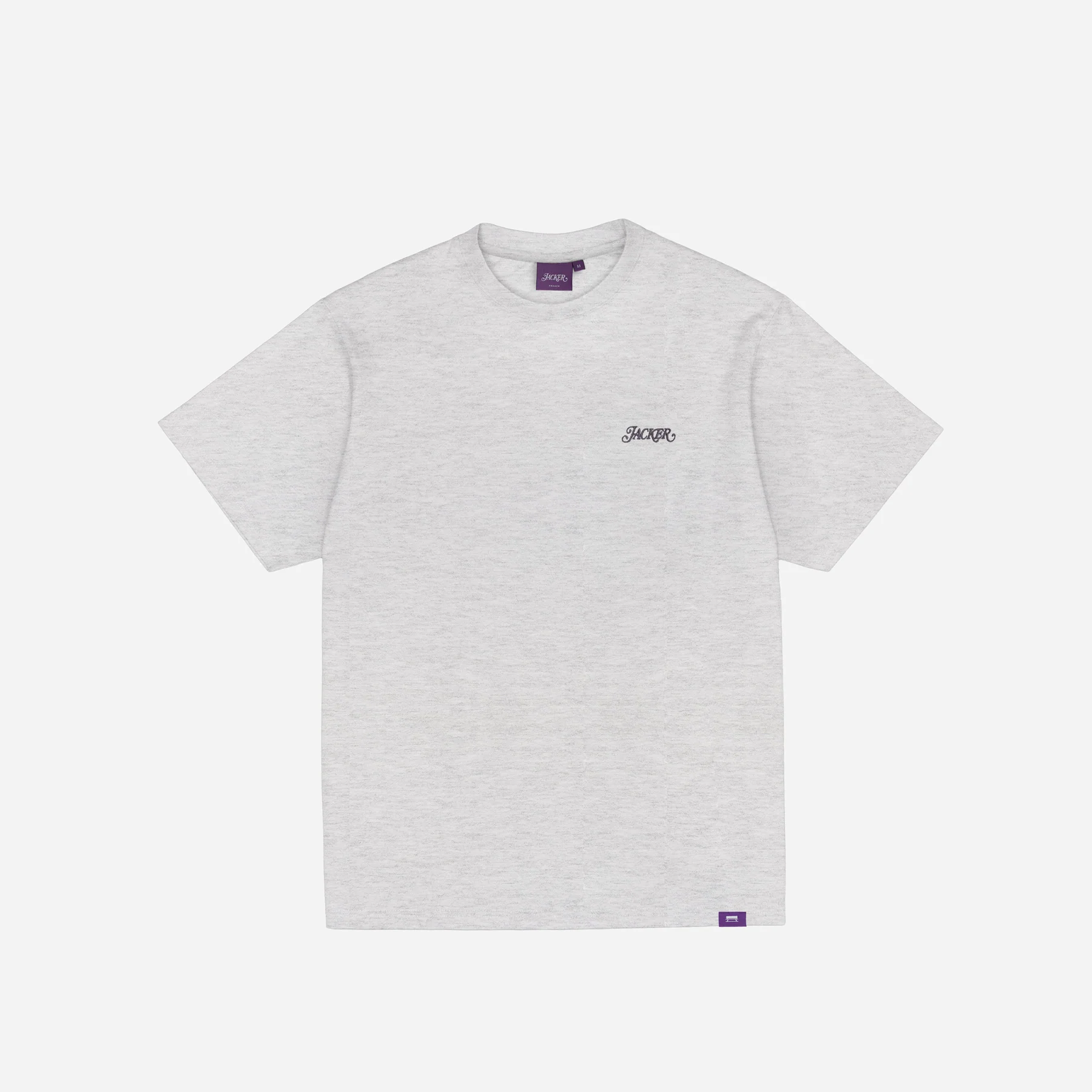 CLASSIC T-SHIRT - GREY & PURPLE