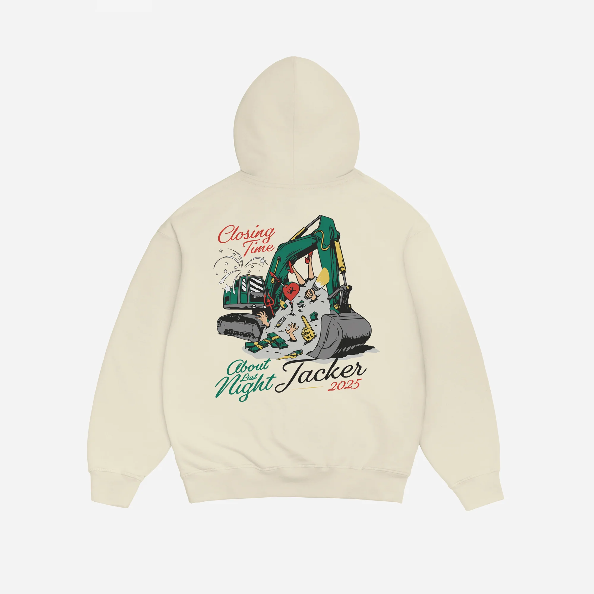 CLOSING TIME HOODIE - BEIGE