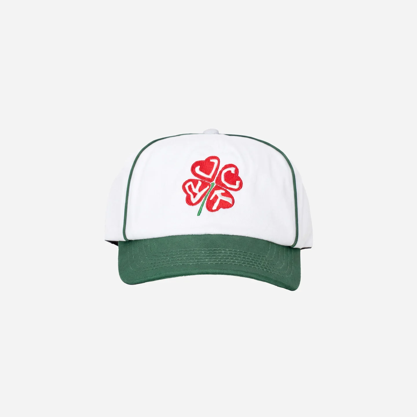 CLOVER SNAPBACK 5 PANEL WHITE & GREEN - Image 3