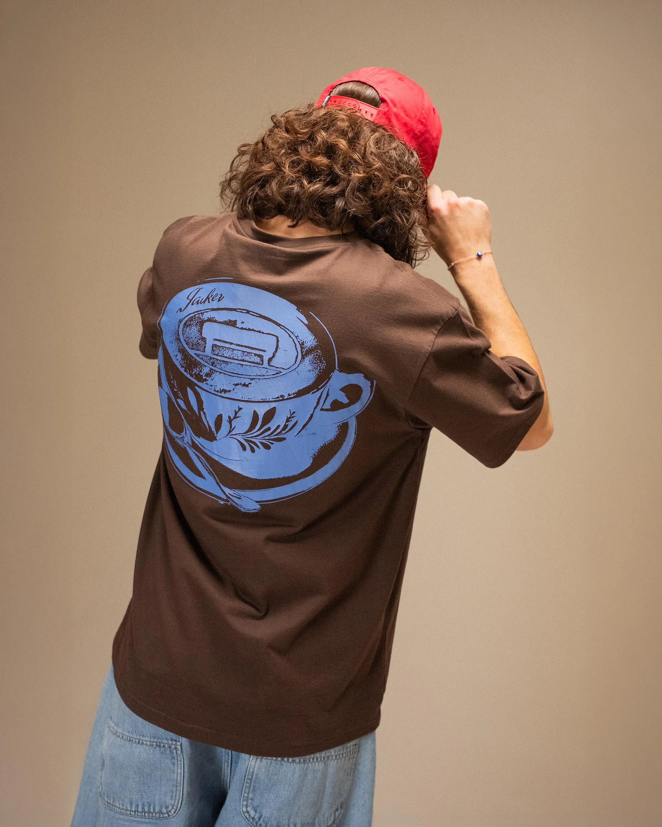 COFFEE TIME T-SHIRT - BROWN - Image 2