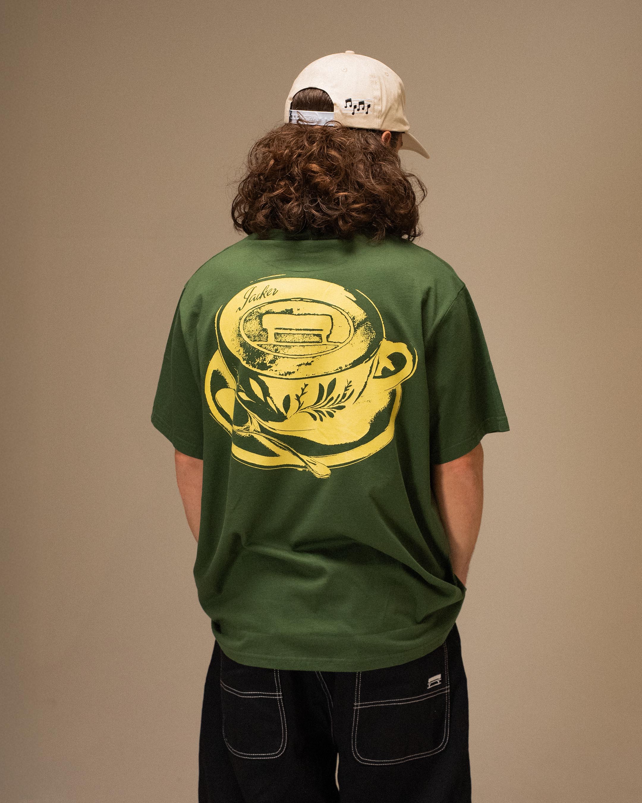 COFFEE TIME T-SHIRT - GREEN - Image 2