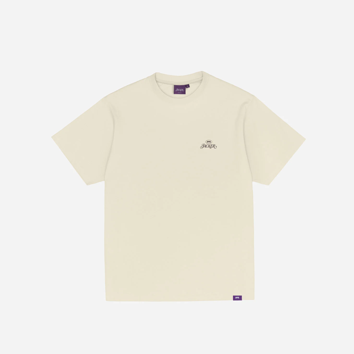 COLLECTIVE LOGO T-SHIRT - BEIGE - Image 2