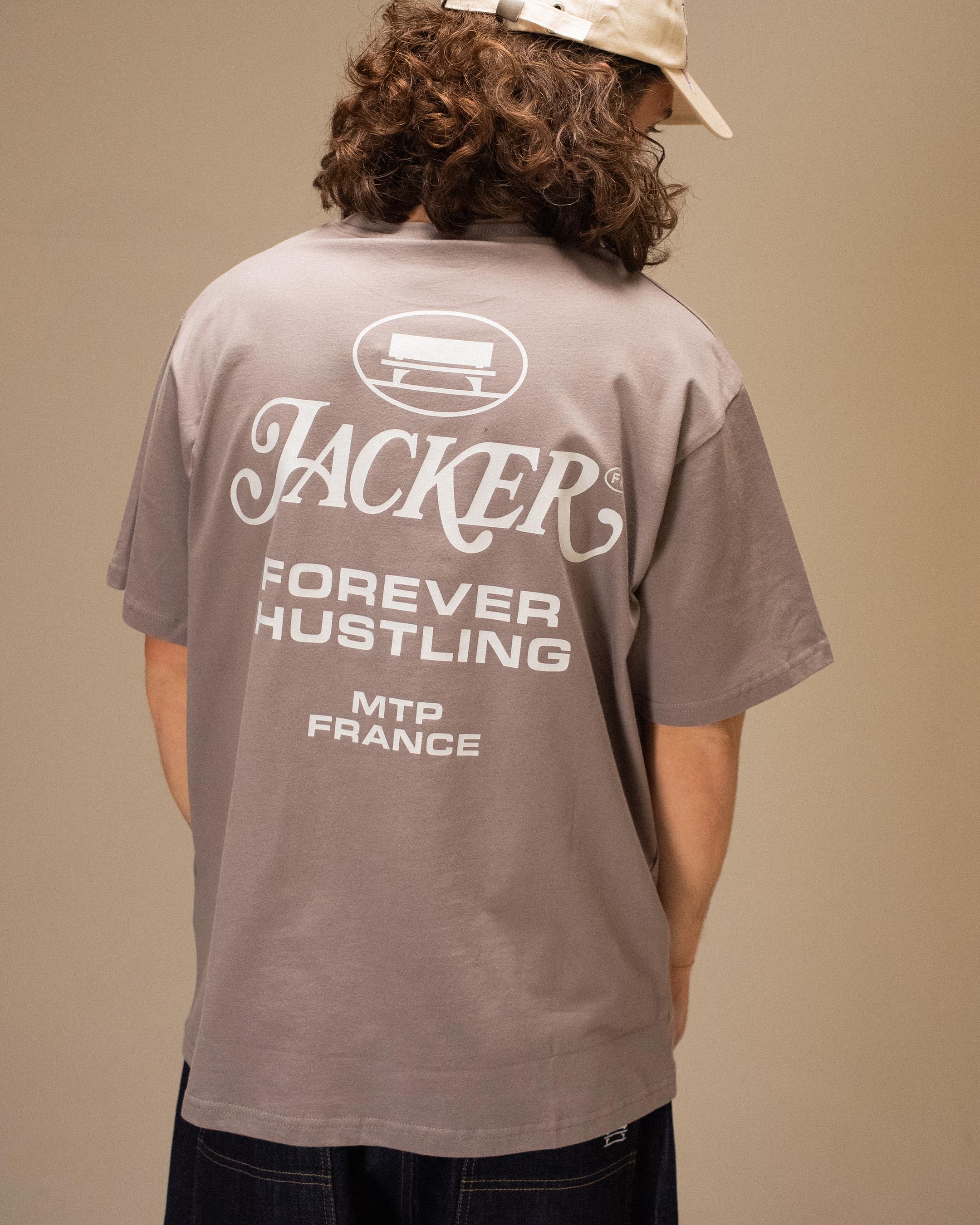 COLLECTIVE LOGO T-SHIRT - PURPLE - Image 2