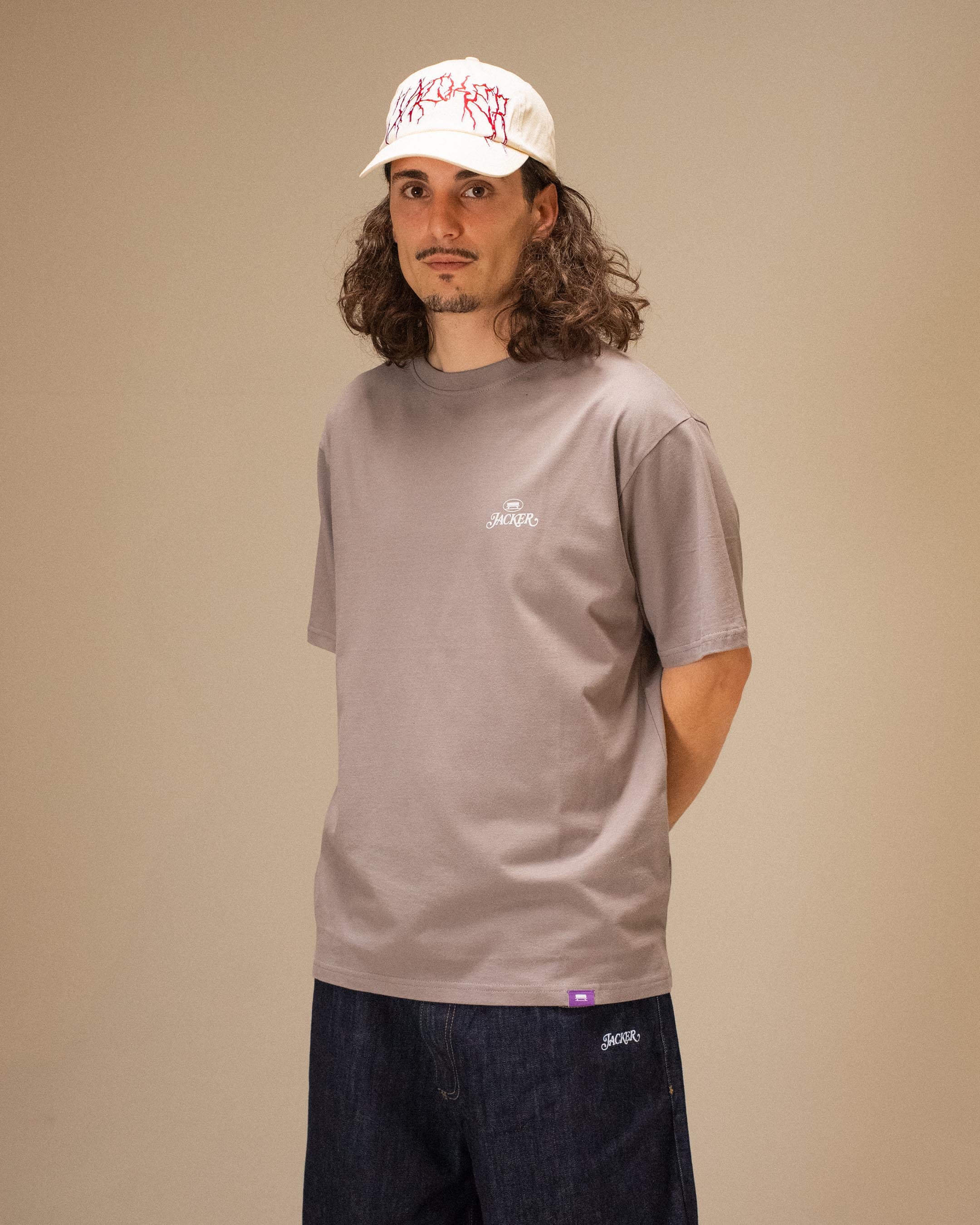 COLLECTIVE LOGO T-SHIRT - PURPLE - Image 4
