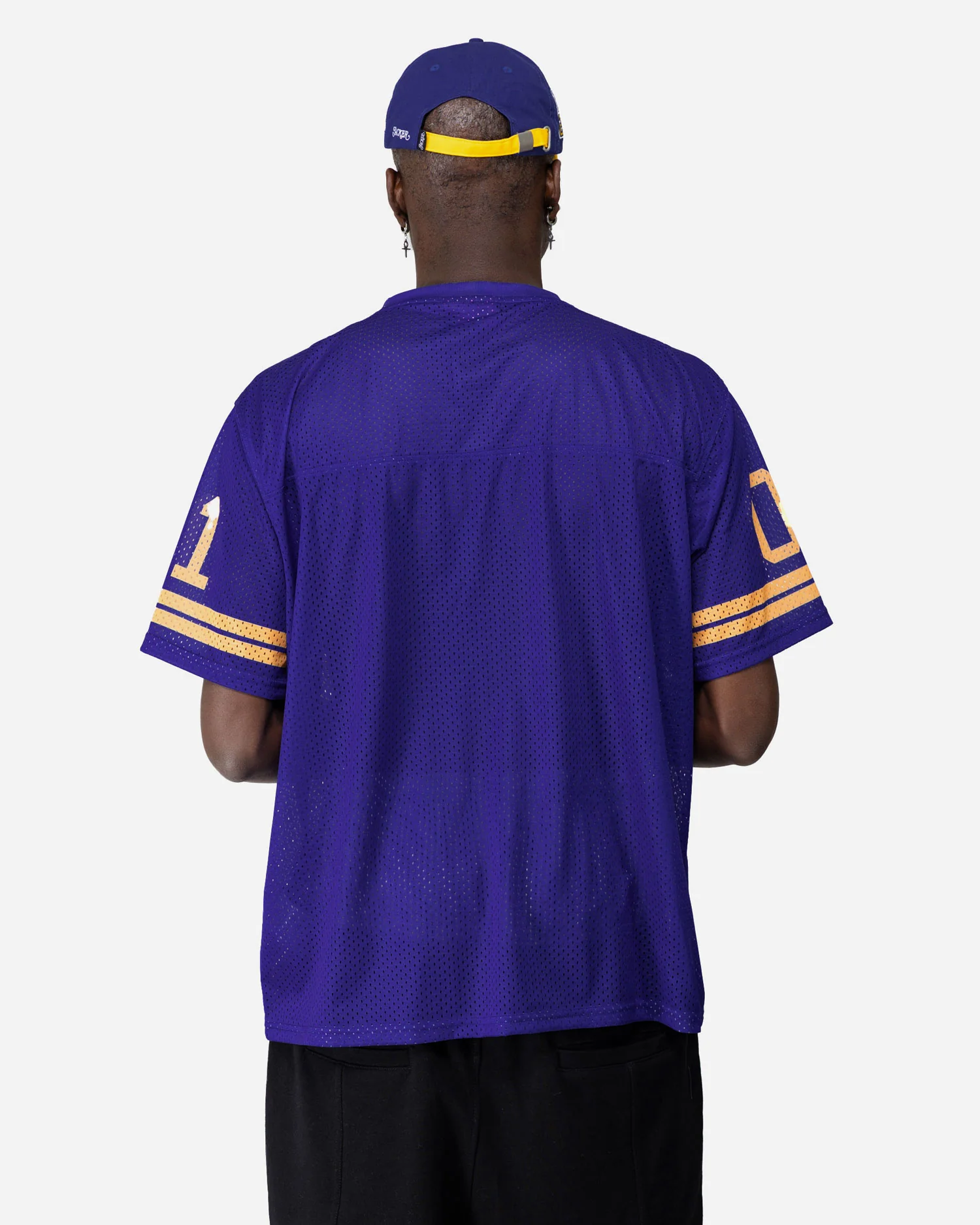 COLLEGE MESH JERSEY - BLUE - Image 4