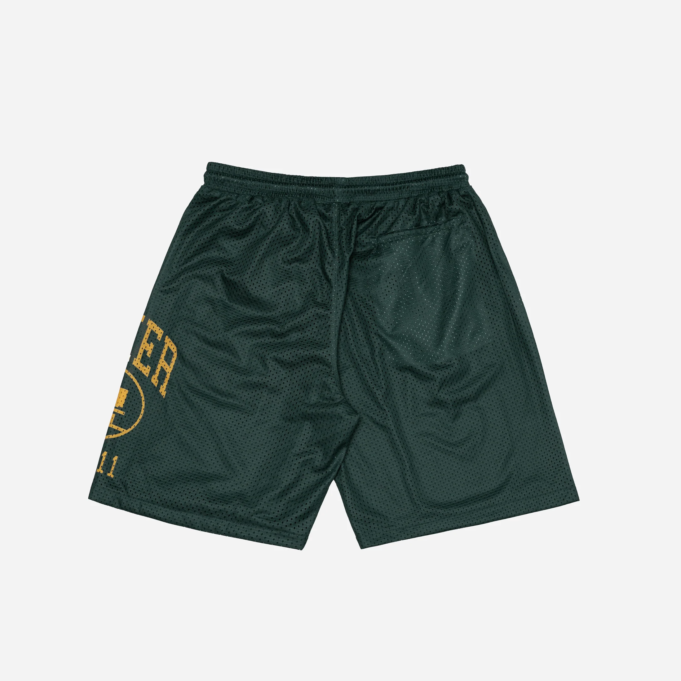 COLLEGE MESH SHORT - GREEN - Image 3
