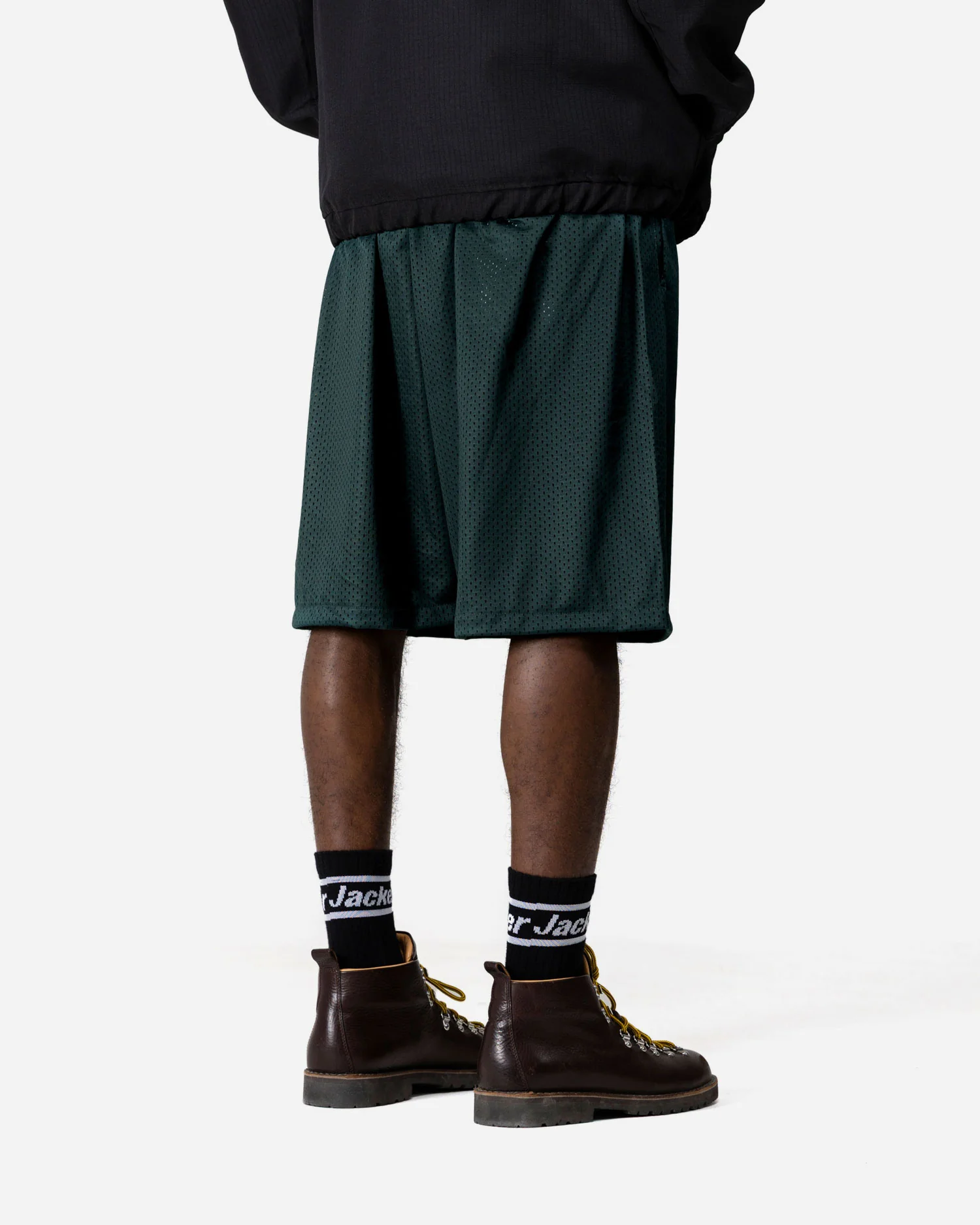 COLLEGE MESH SHORT - GREEN - Image 5
