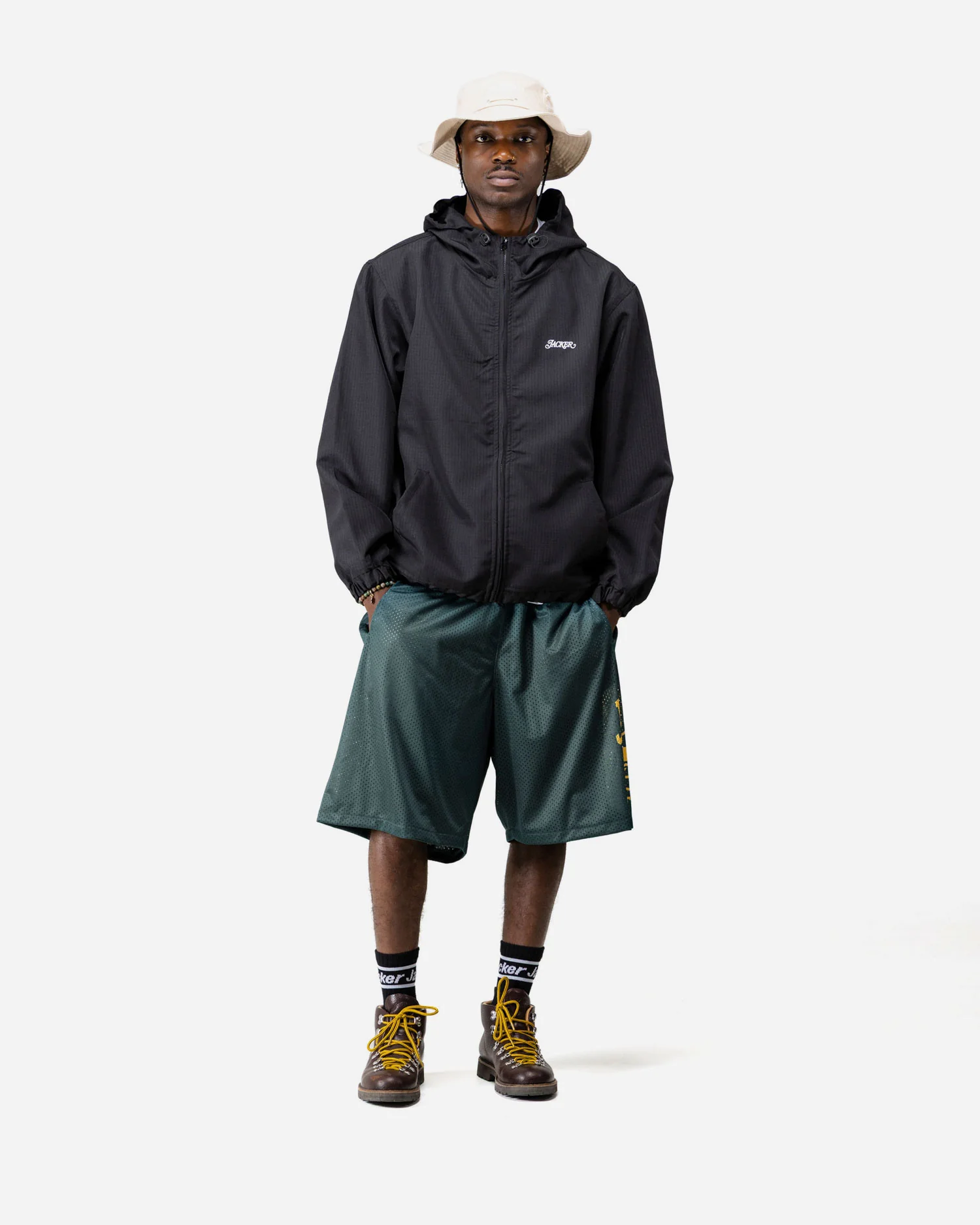 COLLEGE MESH SHORT - GREEN - Image 6