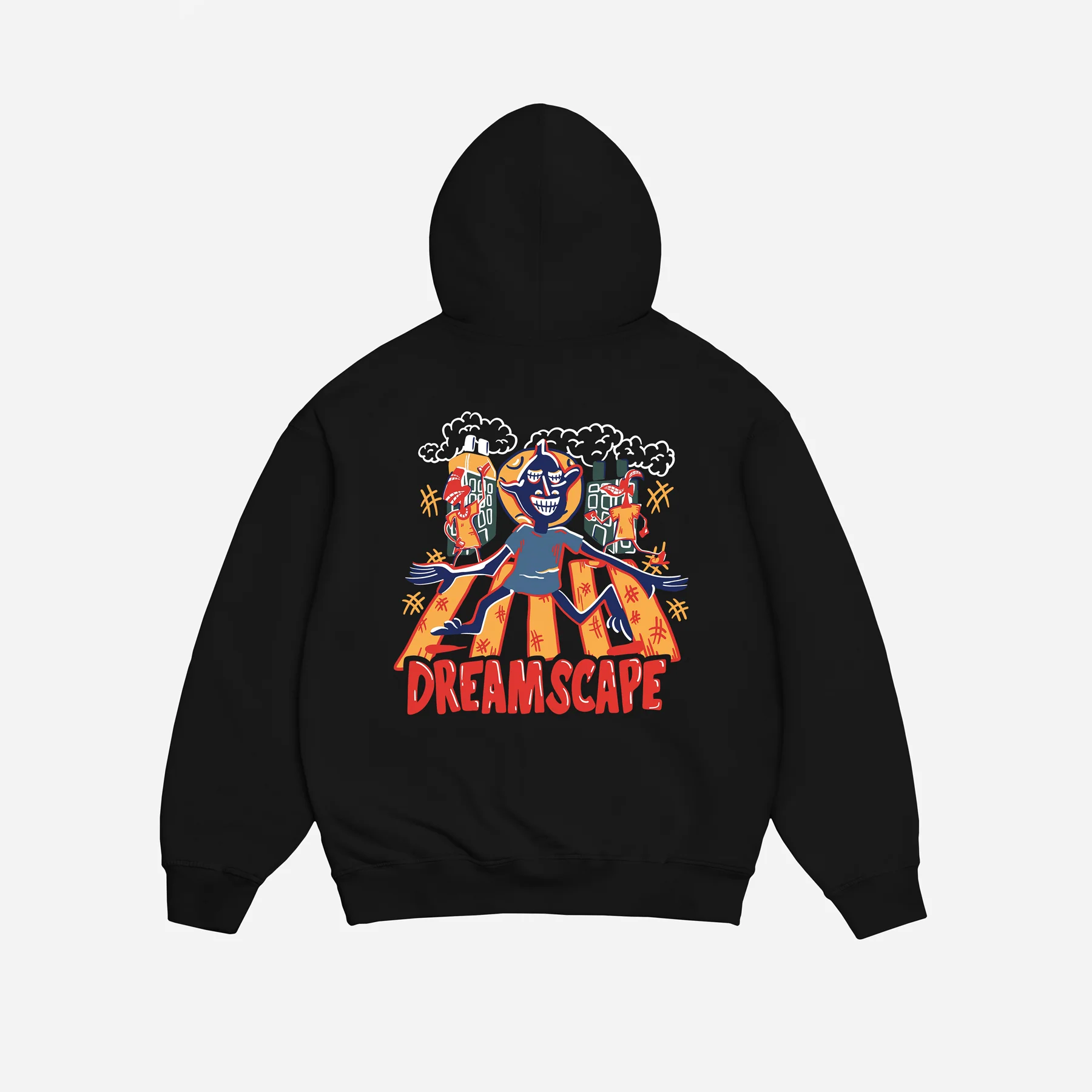 CORINTHIAN HOODIE - BLACK
