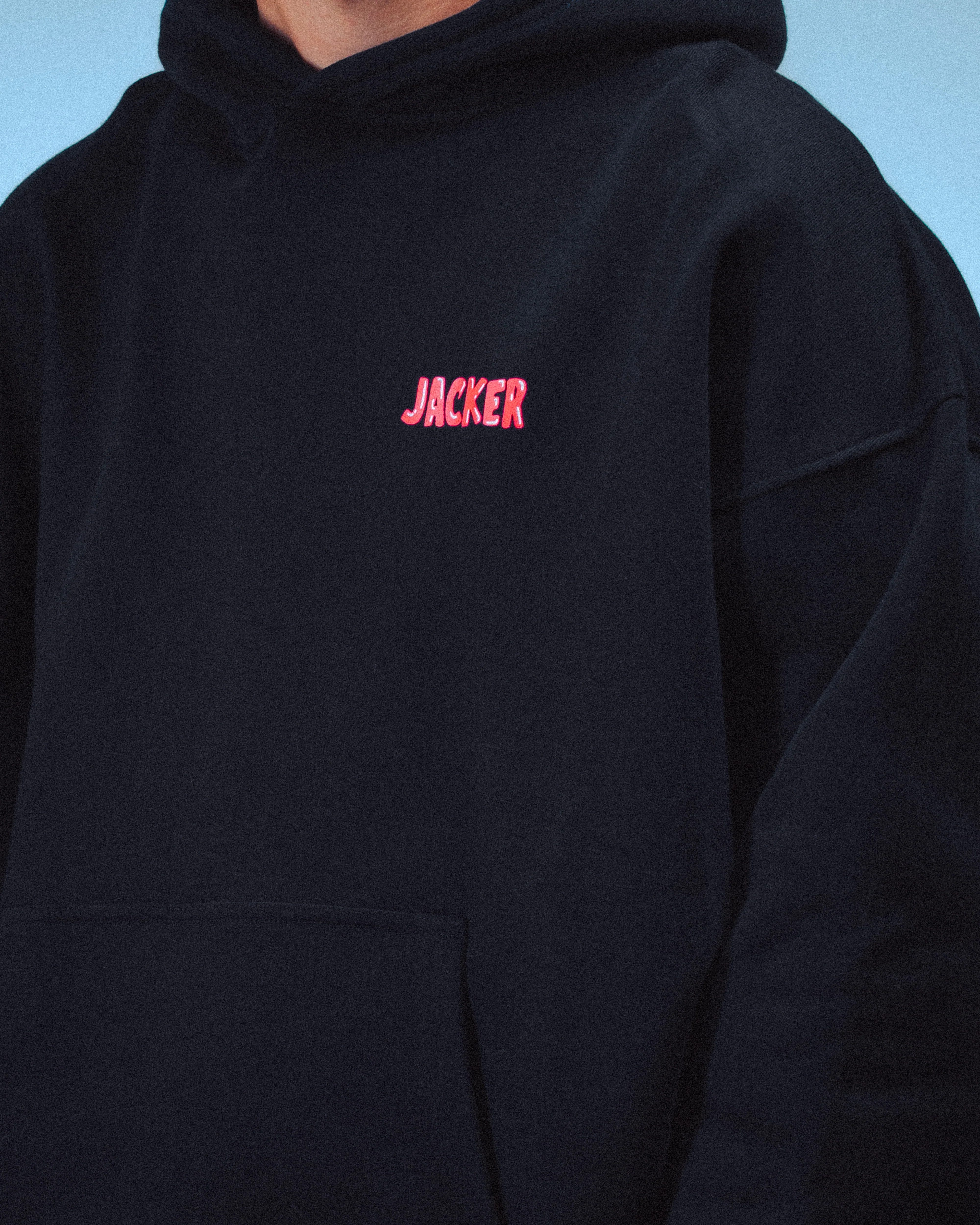 CORINTHIAN HOODIE - BLACK - Image 5