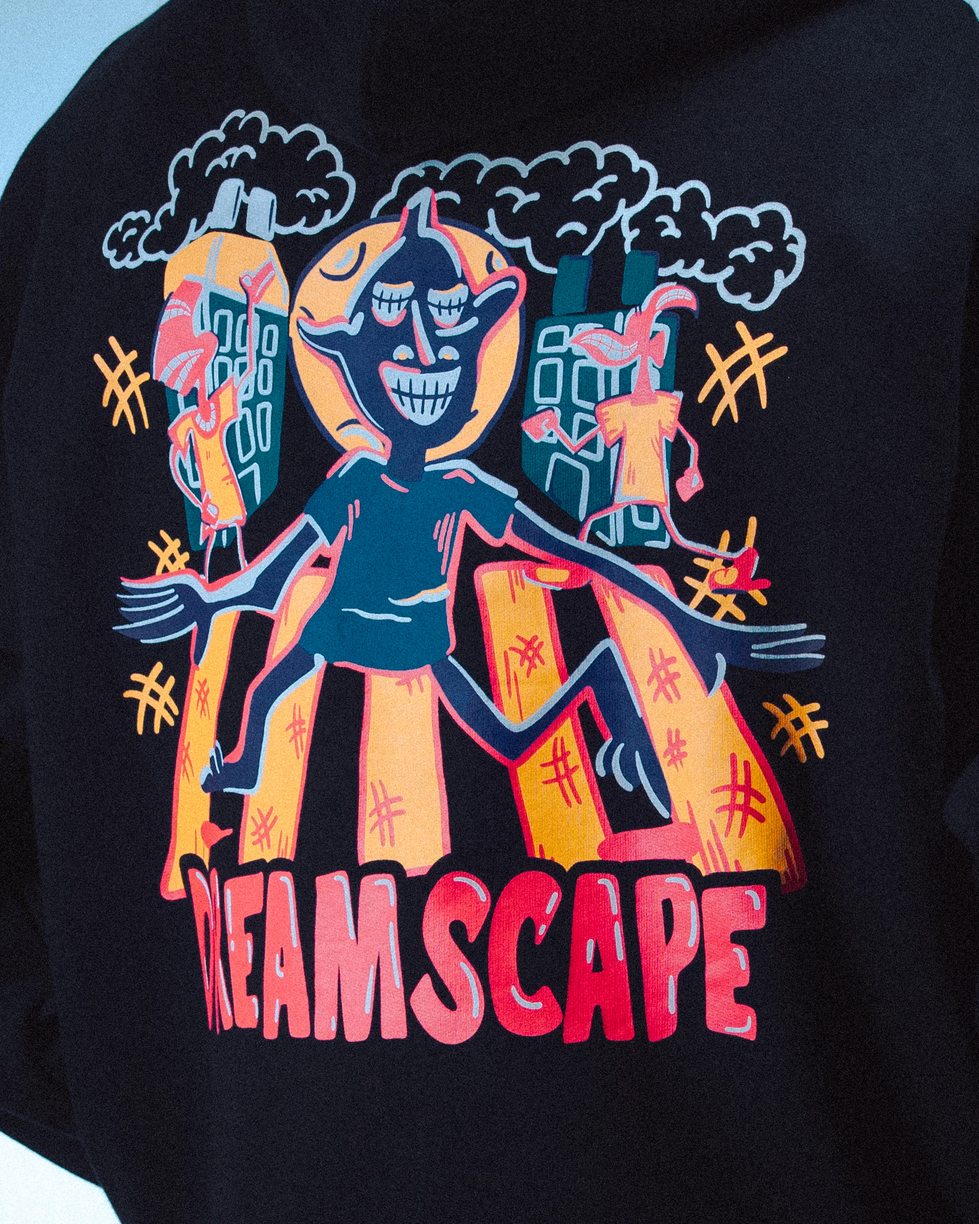 CORINTHIAN HOODIE - BLACK - Image 6