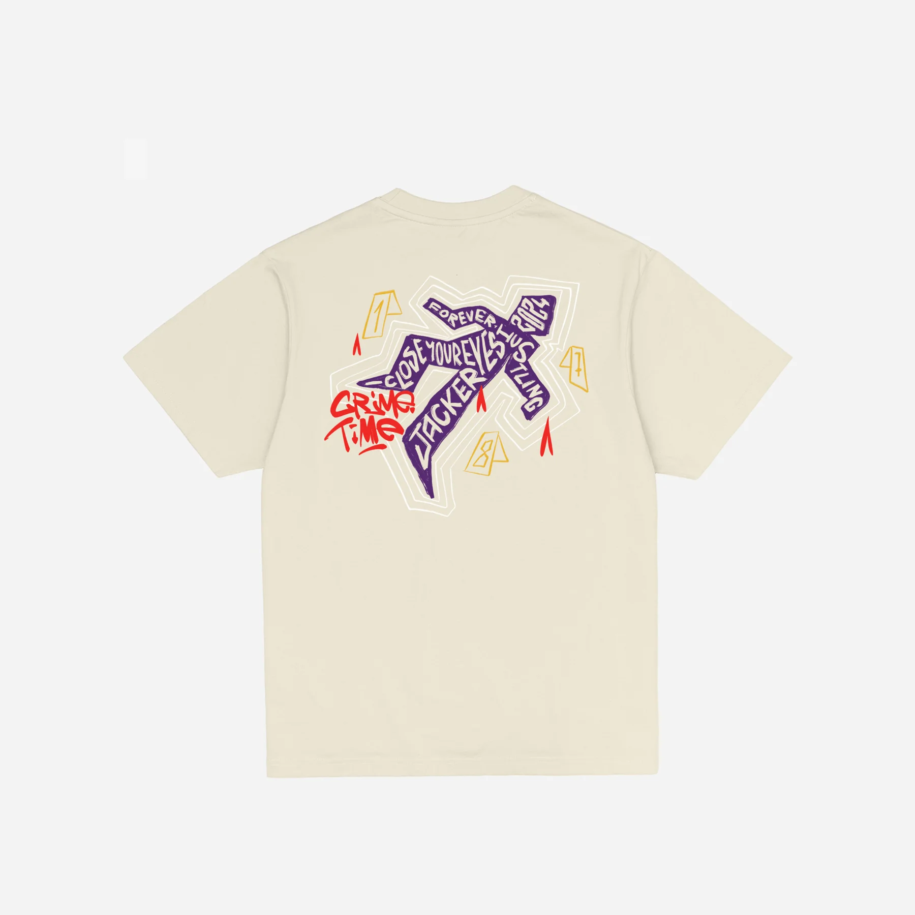 CRIME TIME T-SHIRT - BEIGE - Image 2