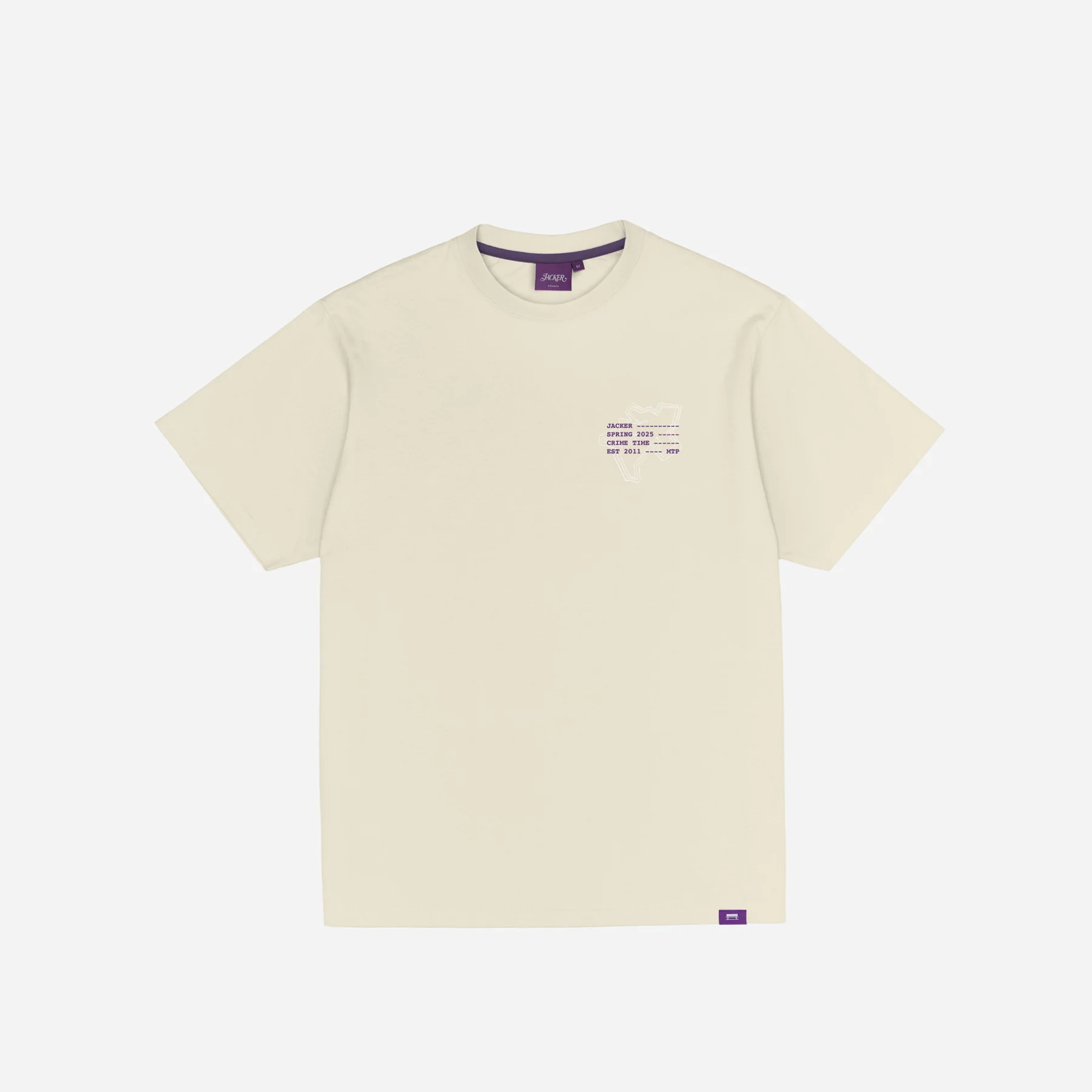 CRIME TIME T-SHIRT - BEIGE - Image 3