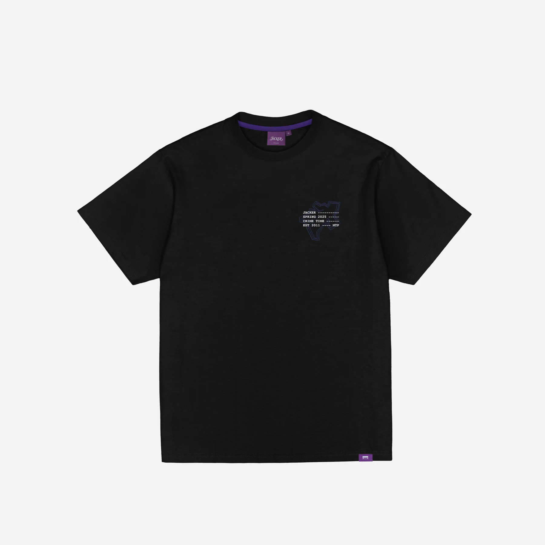 CRIME TIME T-SHIRT - BLACK - Image 3